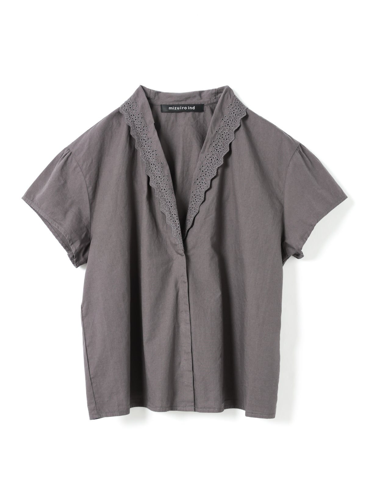 mizuiro ind レースカラーシャツ｜ MARcourt ONLINE STORE