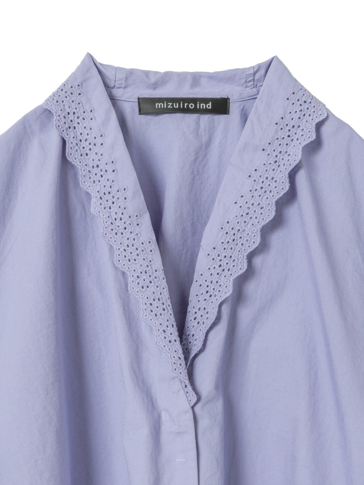 mizuiro ind レースカラーシャツ｜ MARcourt ONLINE STORE
