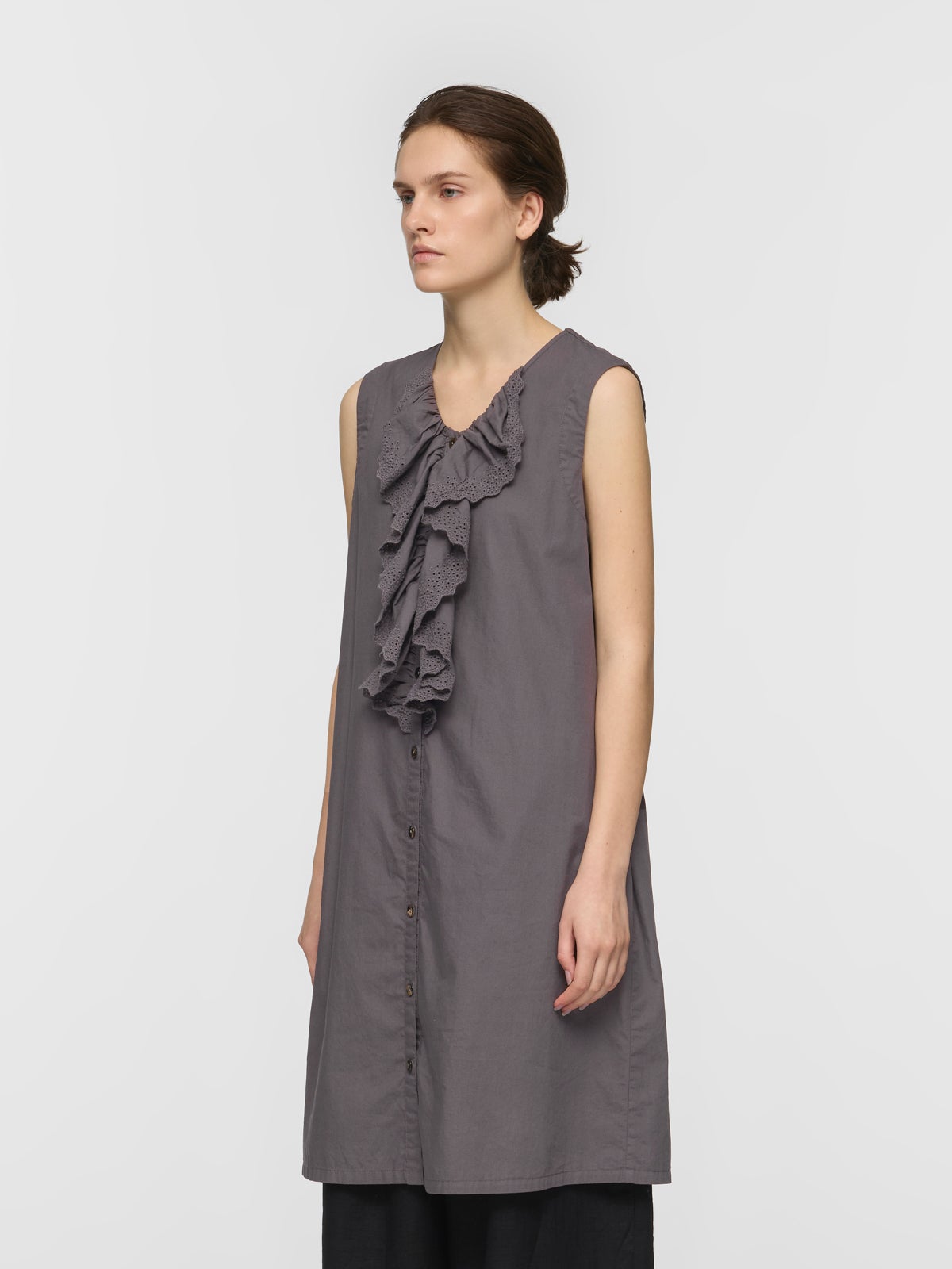 mizuiro ind レースフリルノースリーブワンピース｜ MARcourt ONLINE