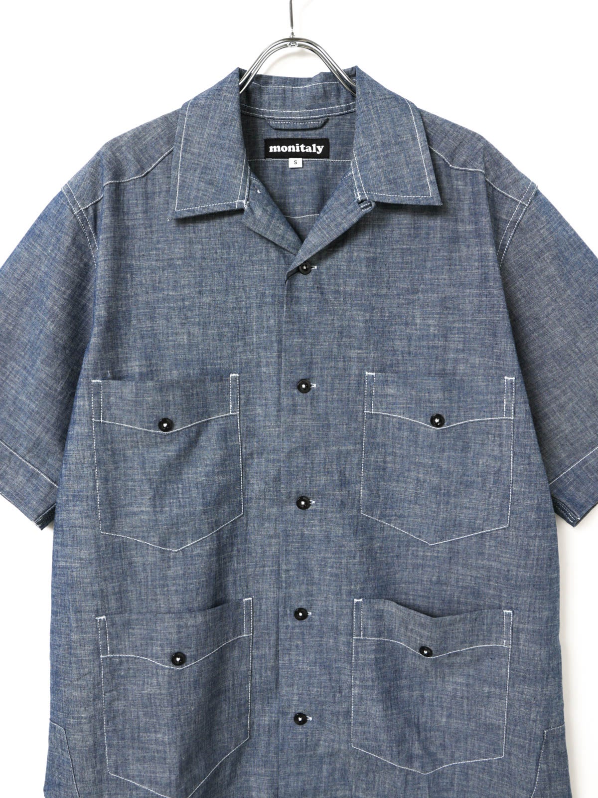 MONITALY M31837オープンカラーシャツ｜ MARcourt ONLINE STORE