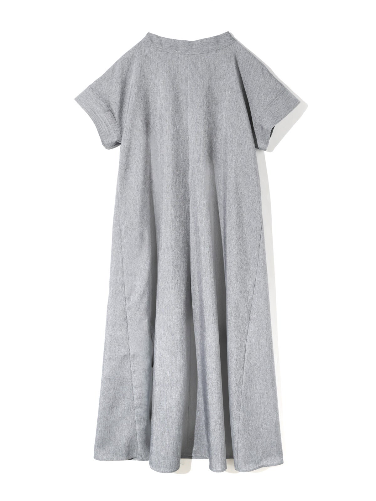 MIDIUMISOLID for Ladies リネンライクVネックフレアワンピース
