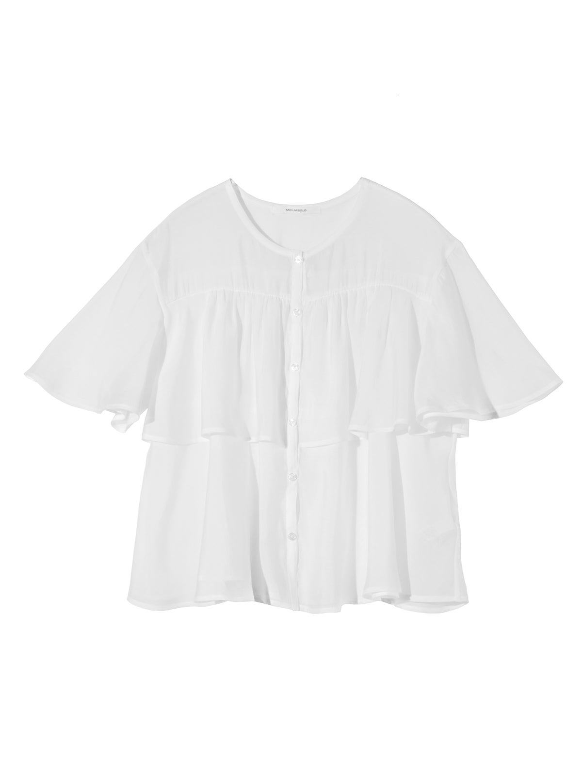 MIDIUMISOLID for Ladies シアーティアードブラウス｜ MARcourt ONLINE
