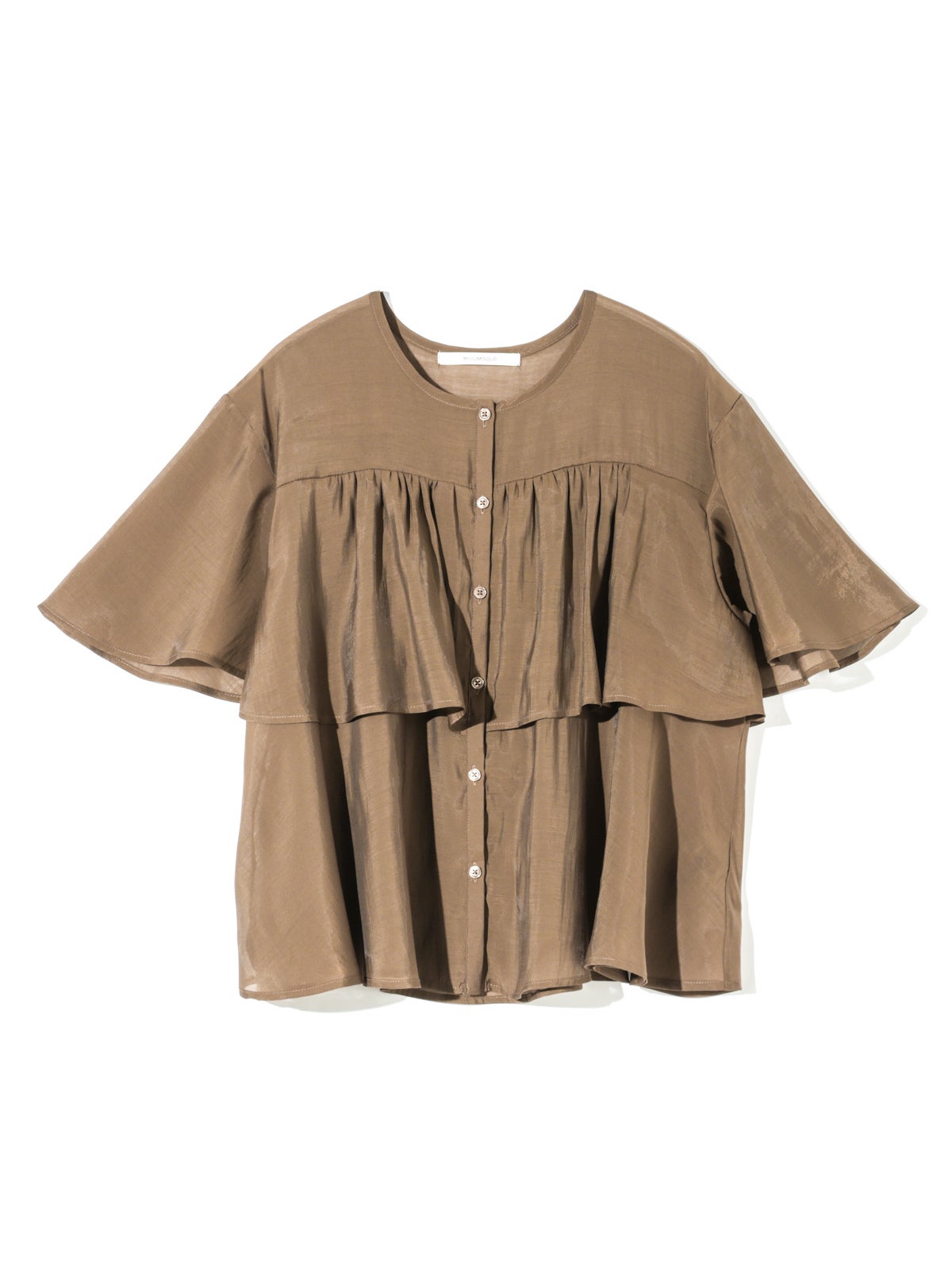 MIDIUMISOLID for Ladies シアーティアードブラウス｜ MARcourt ONLINE
