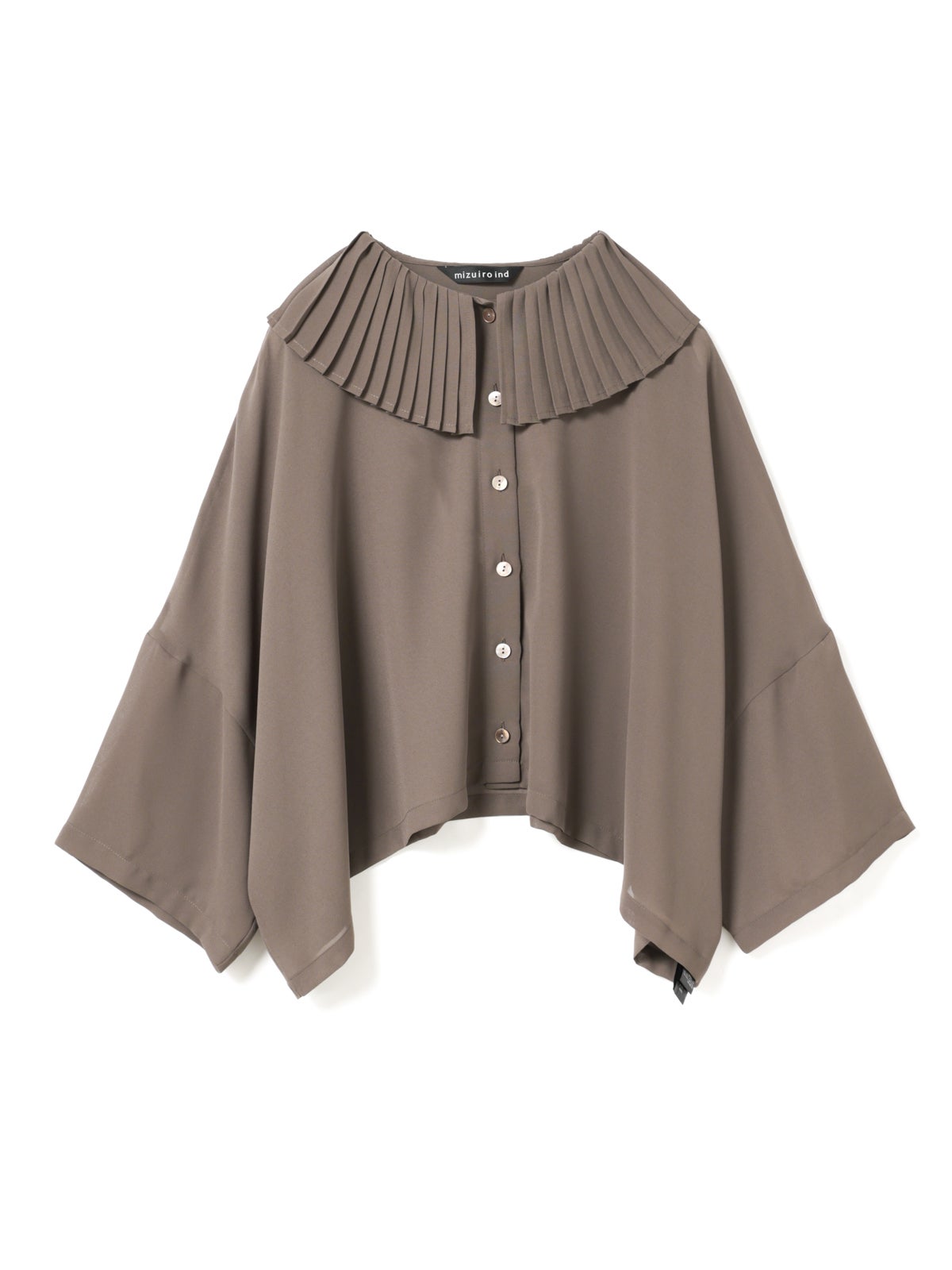 【専用】MrWasabi様　MIRROR MIRROR ワイドカラープリーツ　M mizuiro ind プリーツカラーワイドシャツ｜ MARcourt ONLINE STORE