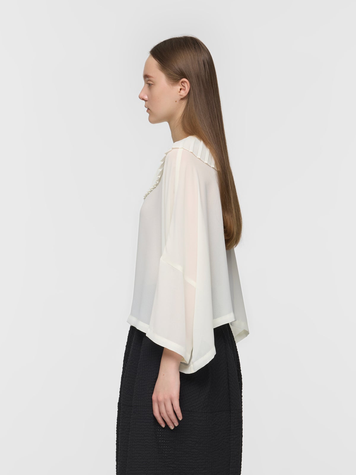 mizuiro ind プリーツカラーワイドシャツ｜ MARcourt ONLINE STORE