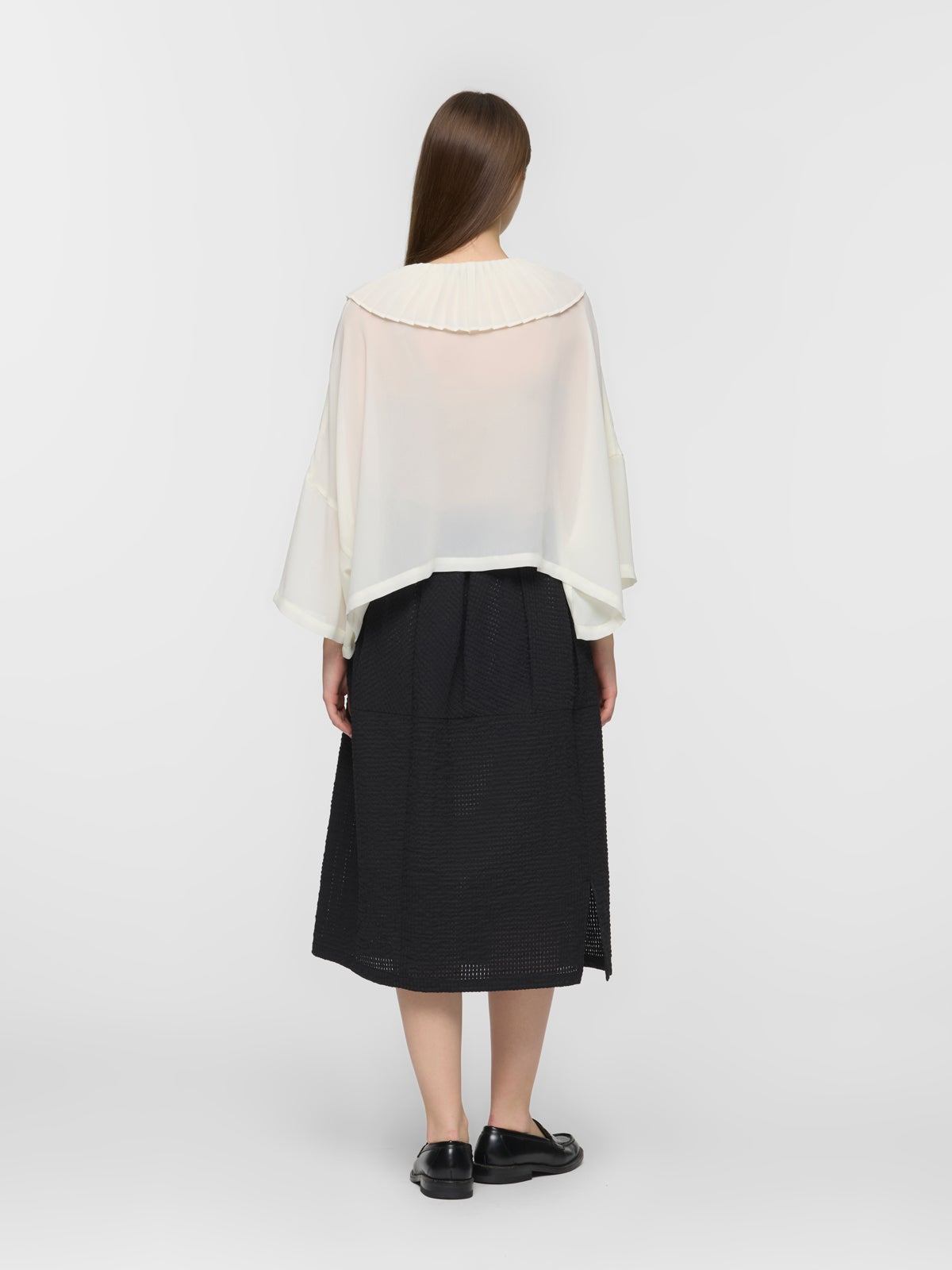 mizuiro ind プリーツカラーワイドシャツ｜ MARcourt ONLINE STORE