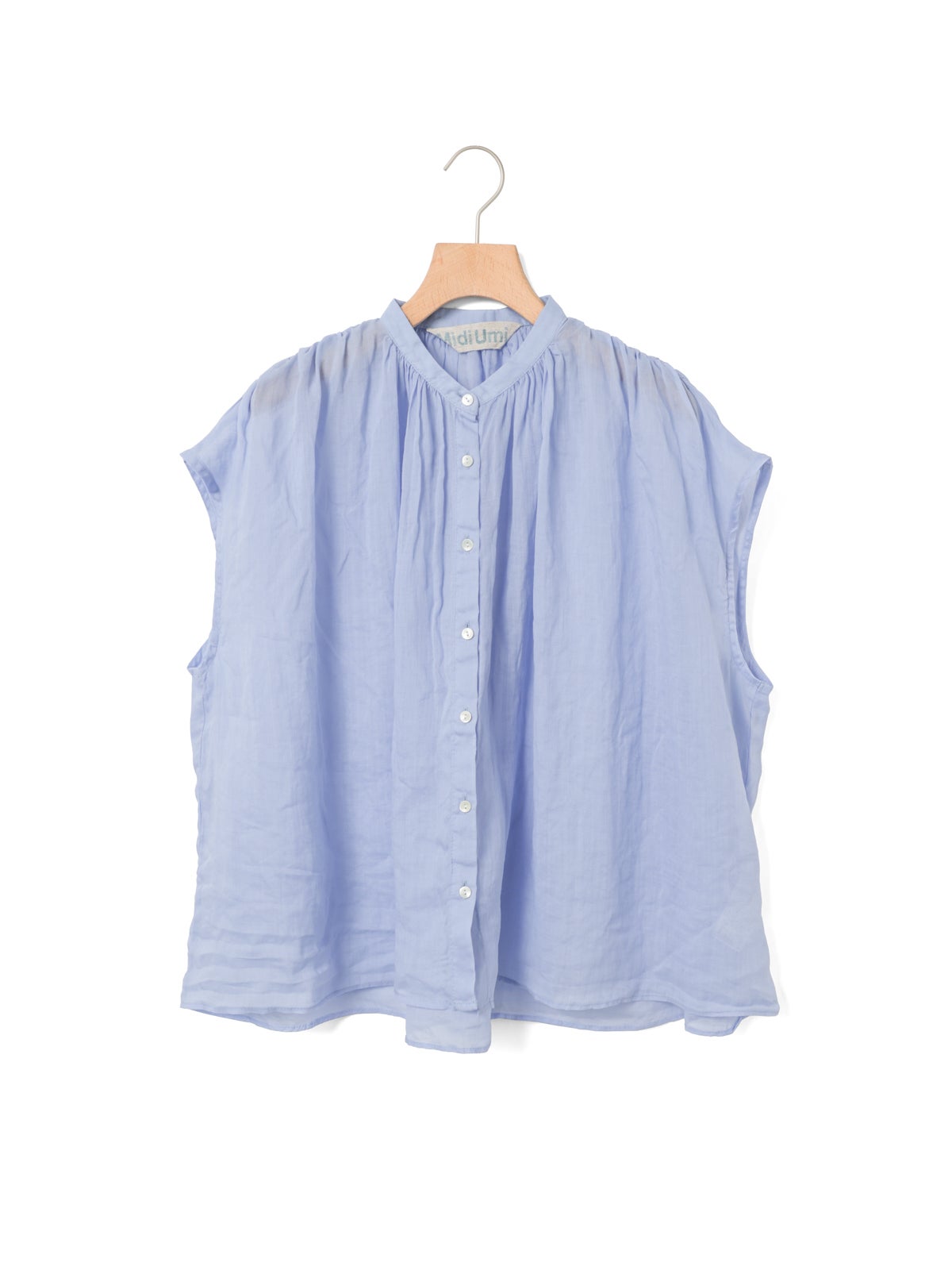 MidiUmi ラミーギャザーノースリーブシャツ｜ MARcourt ONLINE STORE