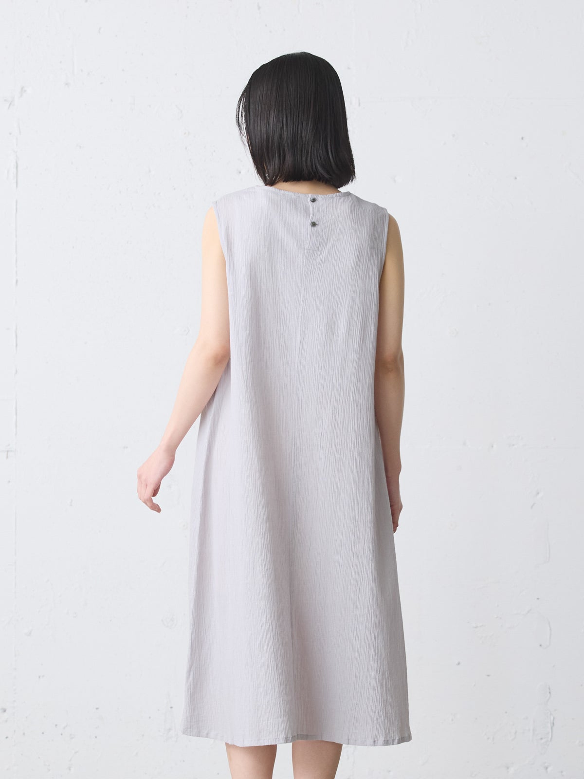 MidiUmi ストライプクレープノースリーブワンピース｜ MARcourt ONLINE