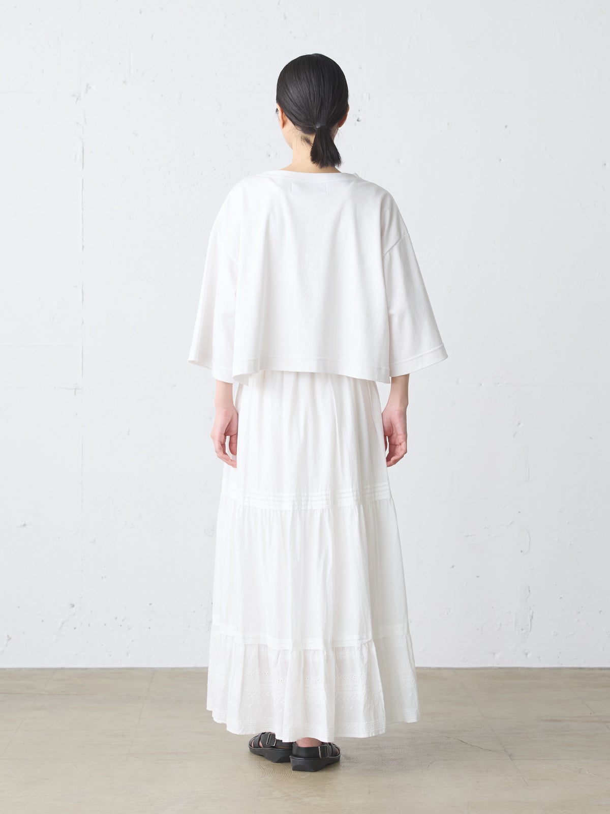 MidiUmi ヘムレースティアードスカート｜ MARcourt ONLINE STORE