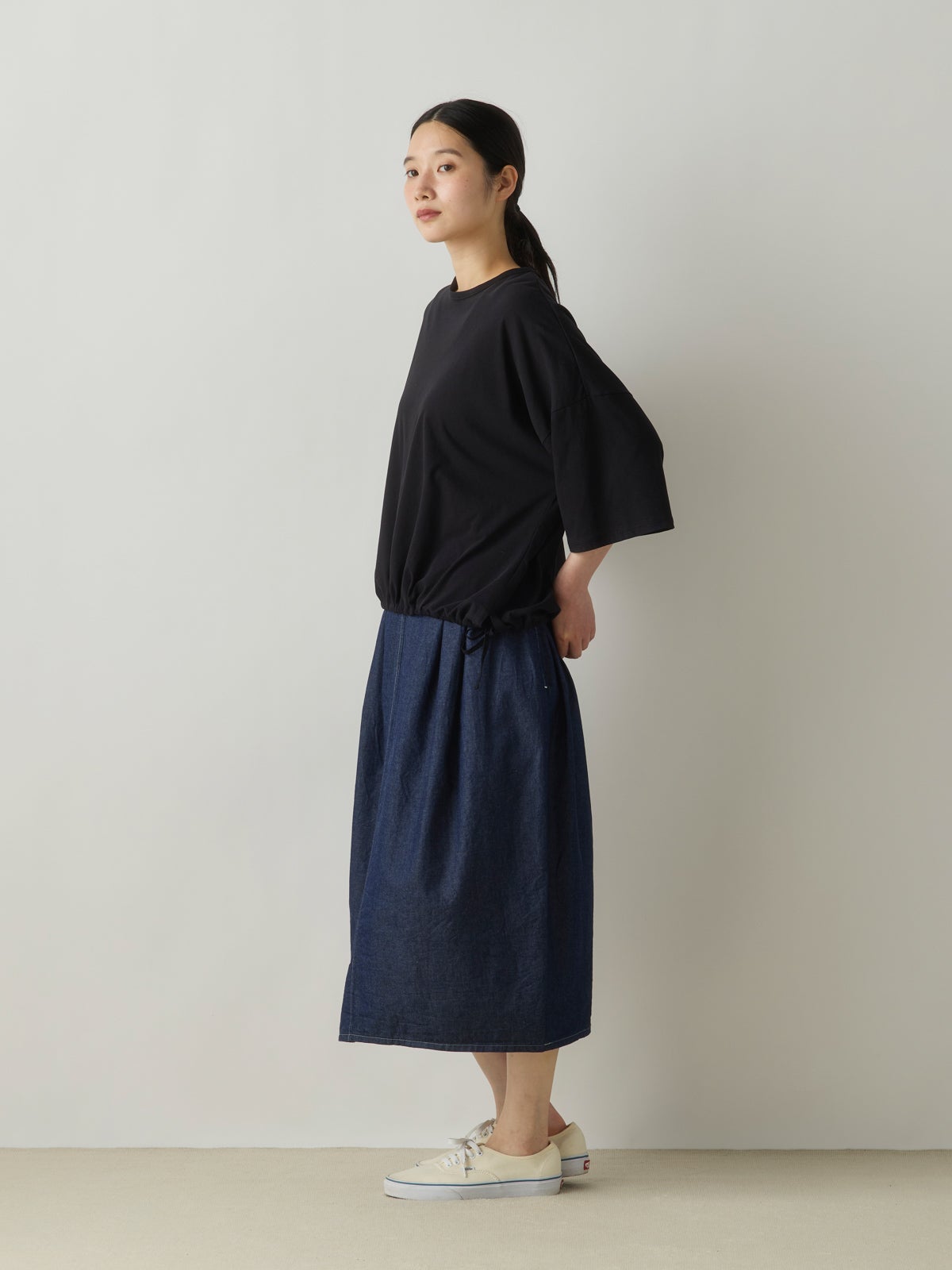 9月14日(月)正午販売終了 ]MidiUmi ハーフスリーブドローストリング