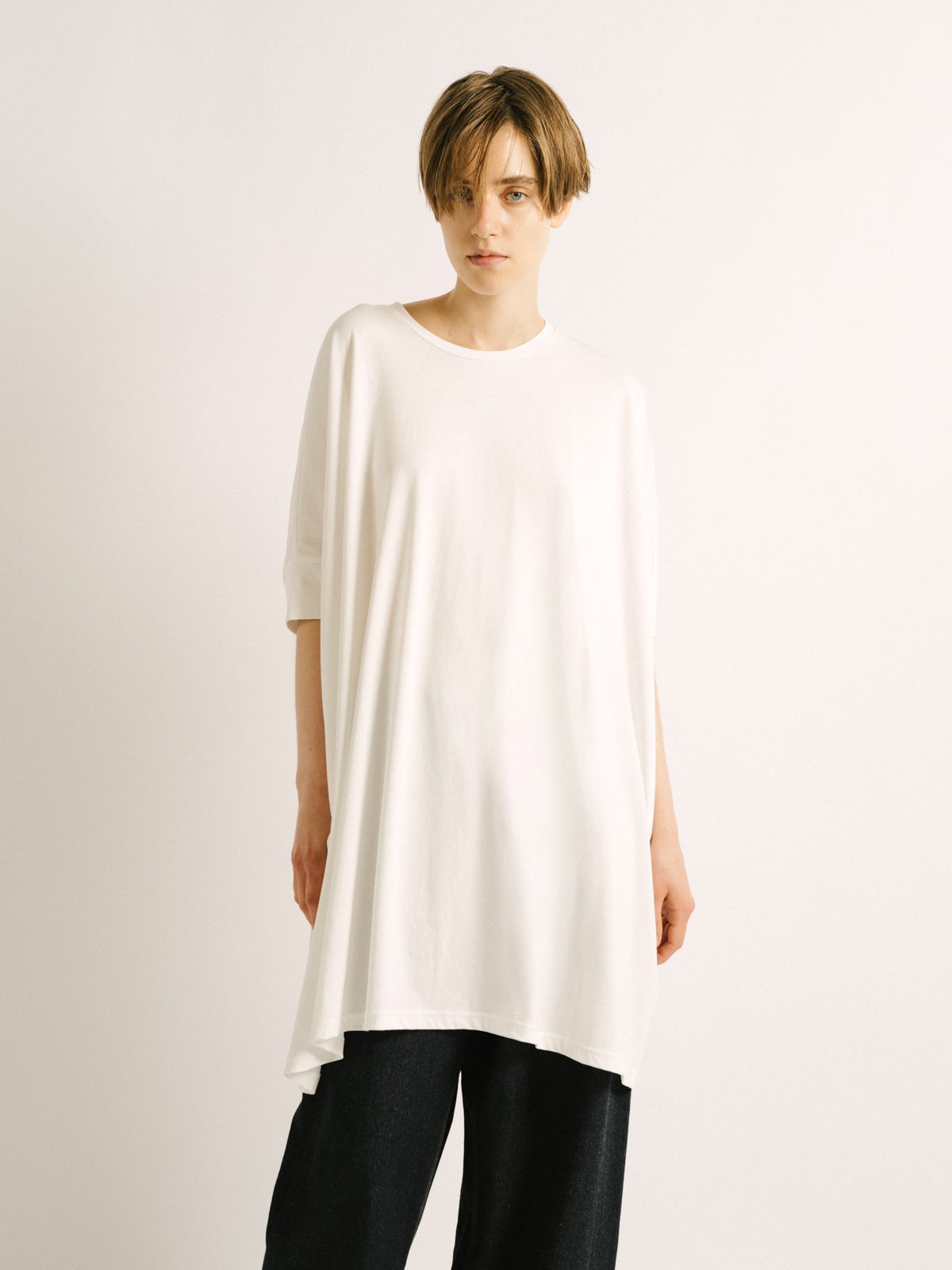 mizuiro ind ワイドクルーネックチュニック｜ MARcourt ONLINE STORE