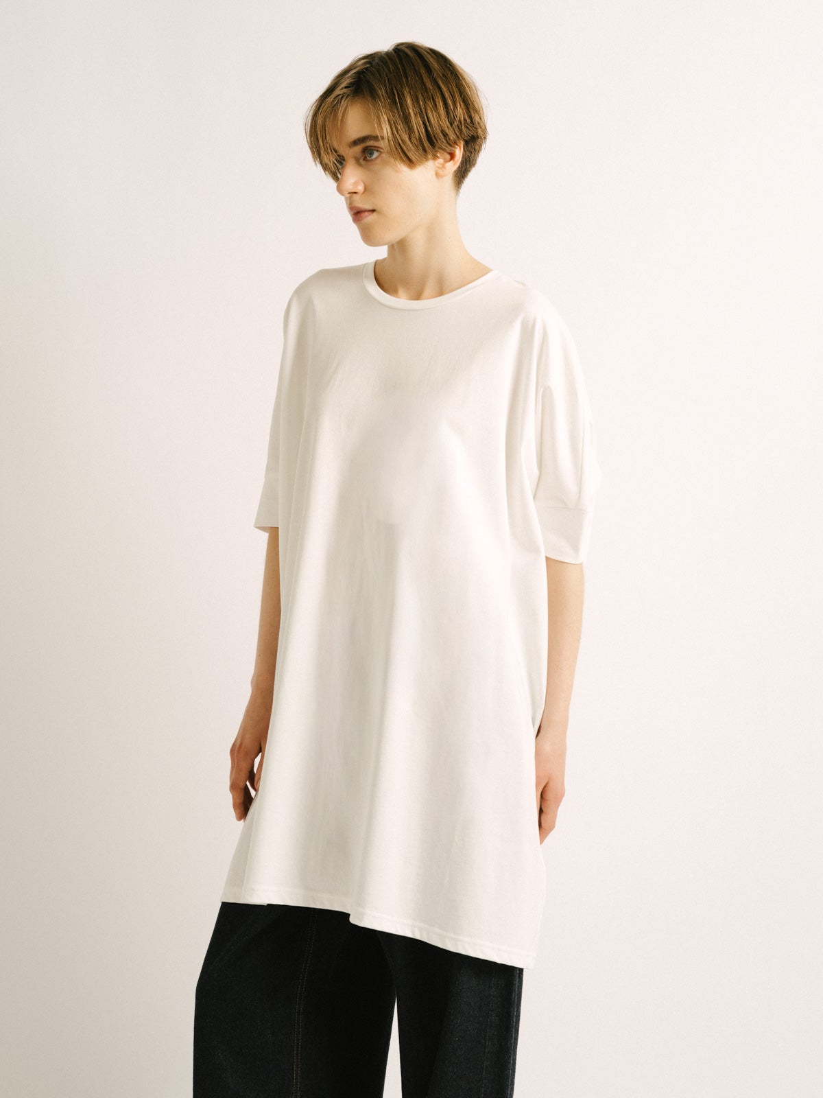 mizuiro ind ワイドクルーネックチュニック｜ MARcourt ONLINE STORE