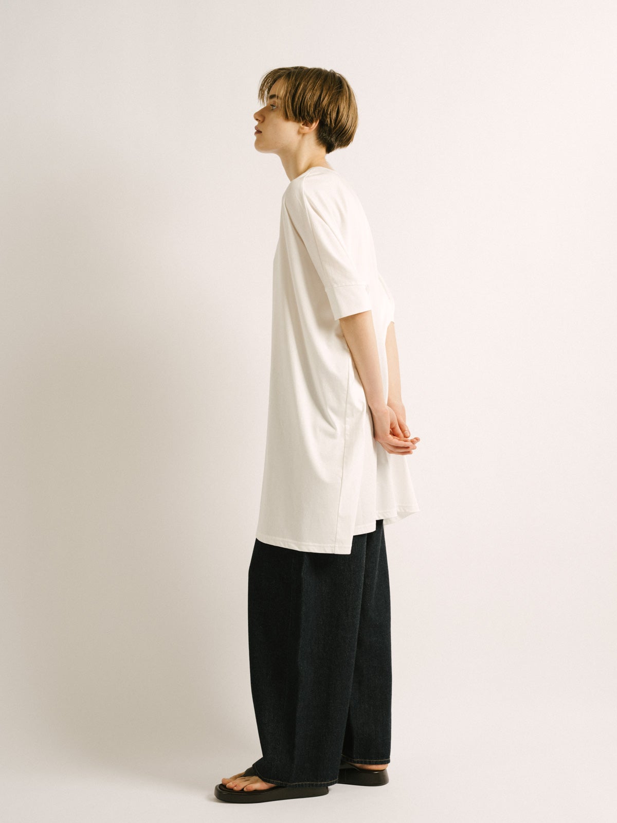 mizuiro ind ワイドクルーネックチュニック｜ MARcourt ONLINE STORE