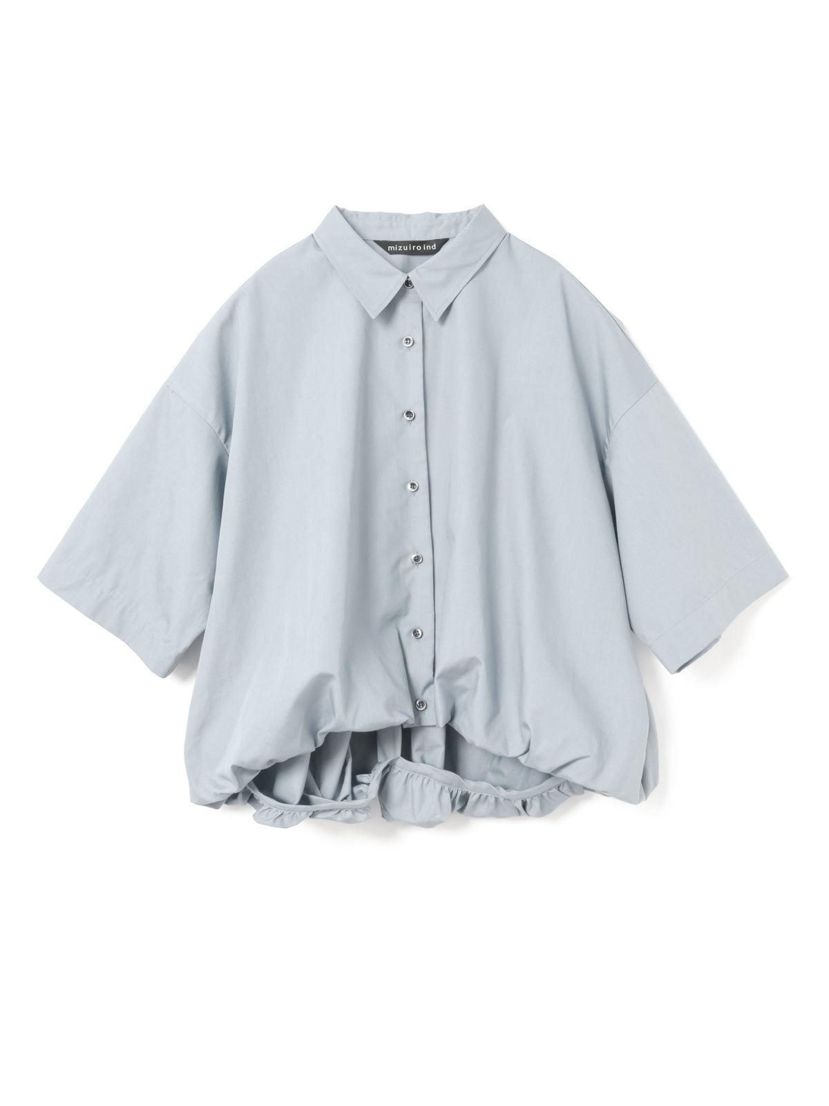 mizuiro ind ハーフスリーブバルーンシャツ｜ MARcourt ONLINE STORE