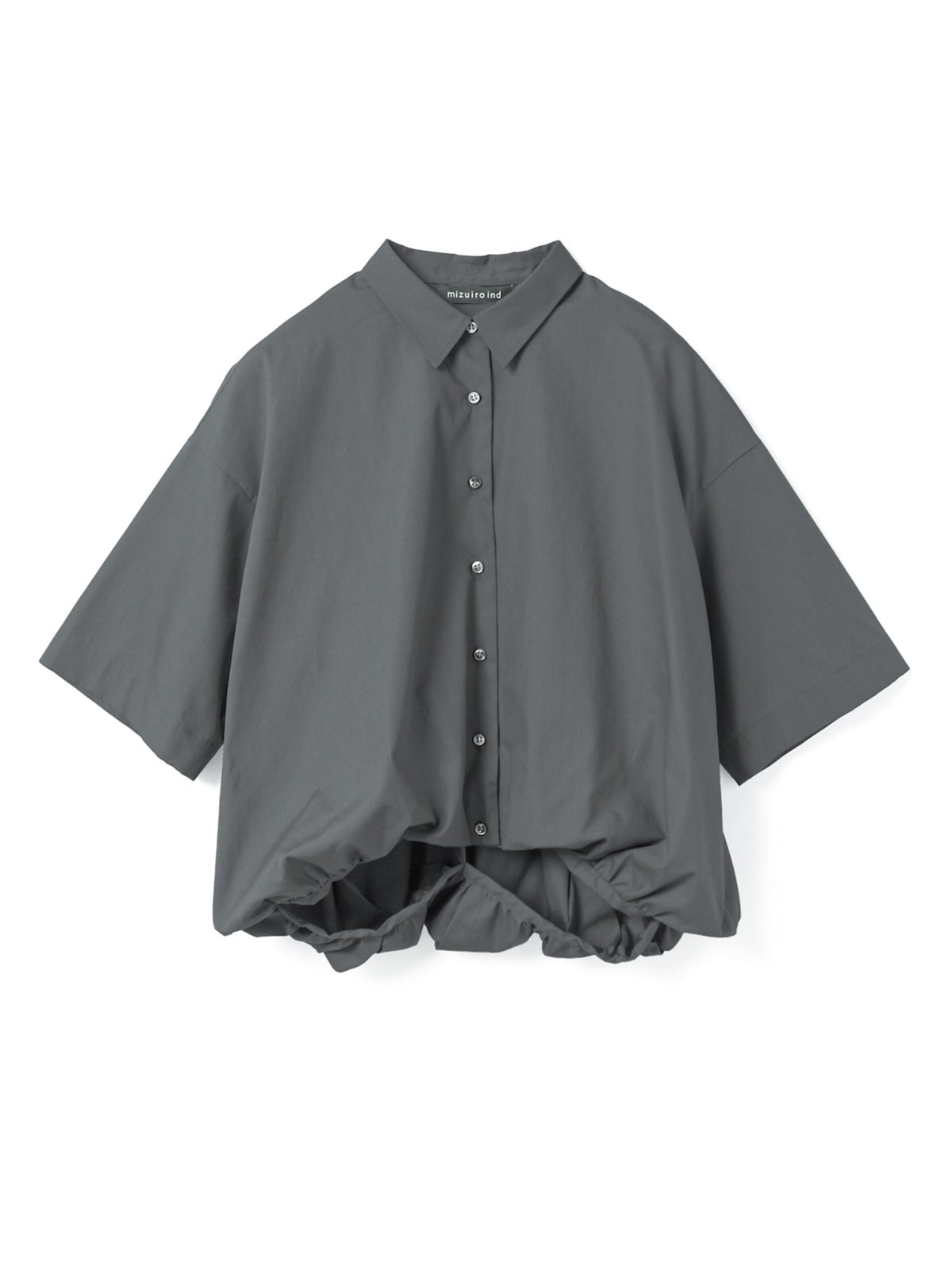 mizuiro ind ハーフスリーブバルーンシャツ｜ MARcourt ONLINE STORE