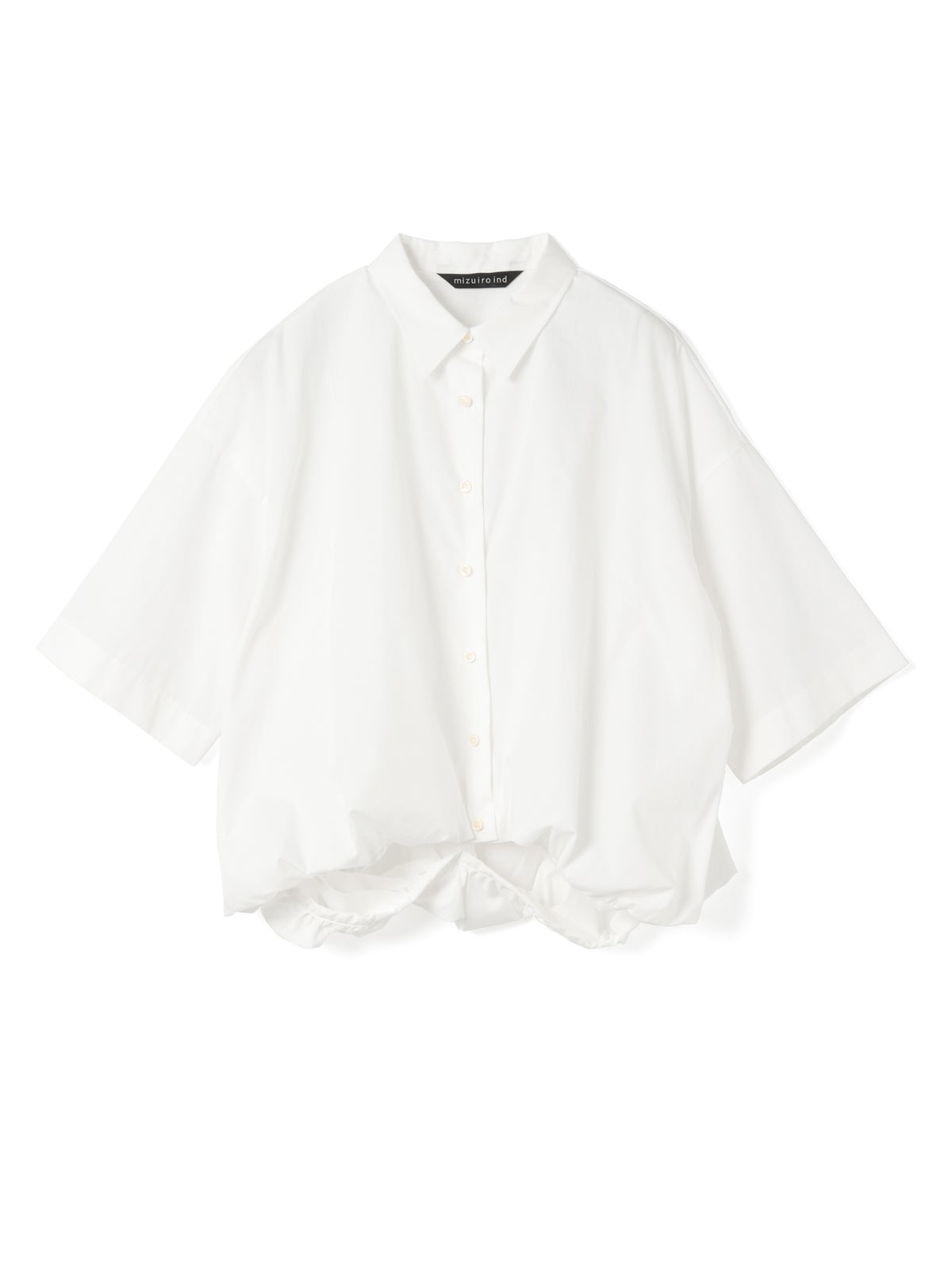 mizuiro ind ハーフスリーブバルーンシャツ｜ MARcourt ONLINE STORE