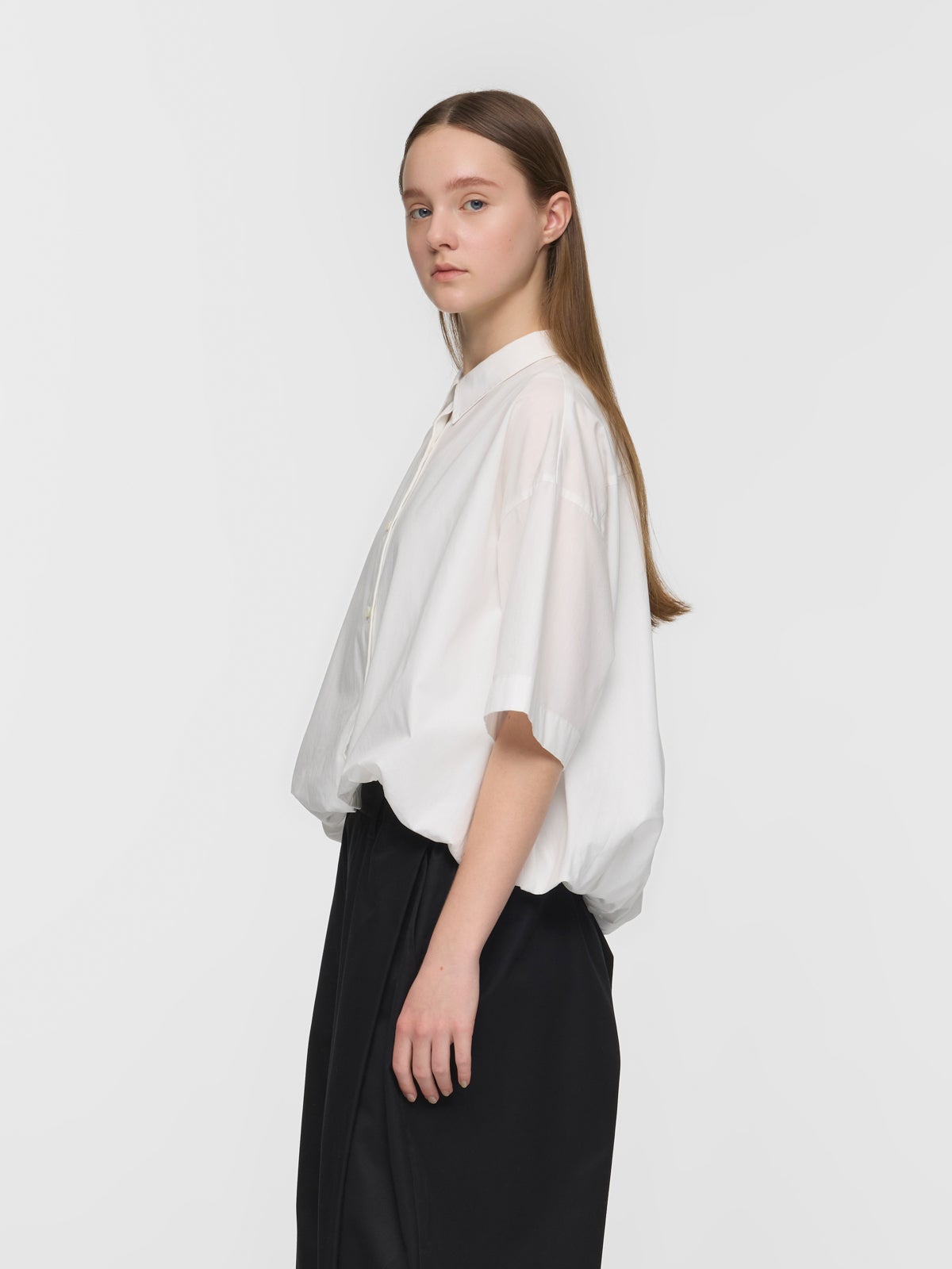 mizuiro ind ハーフスリーブバルーンシャツ｜ MARcourt ONLINE STORE