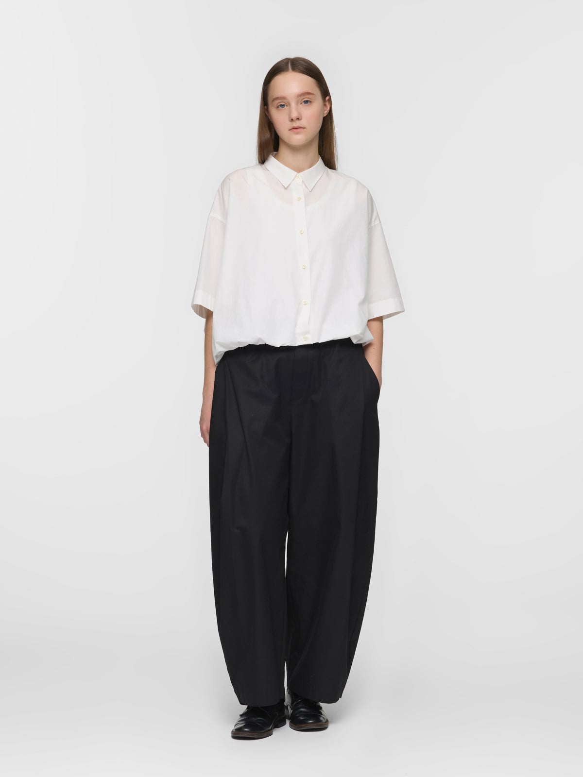 mizuiro ind ハーフスリーブバルーンシャツ｜ MARcourt ONLINE STORE