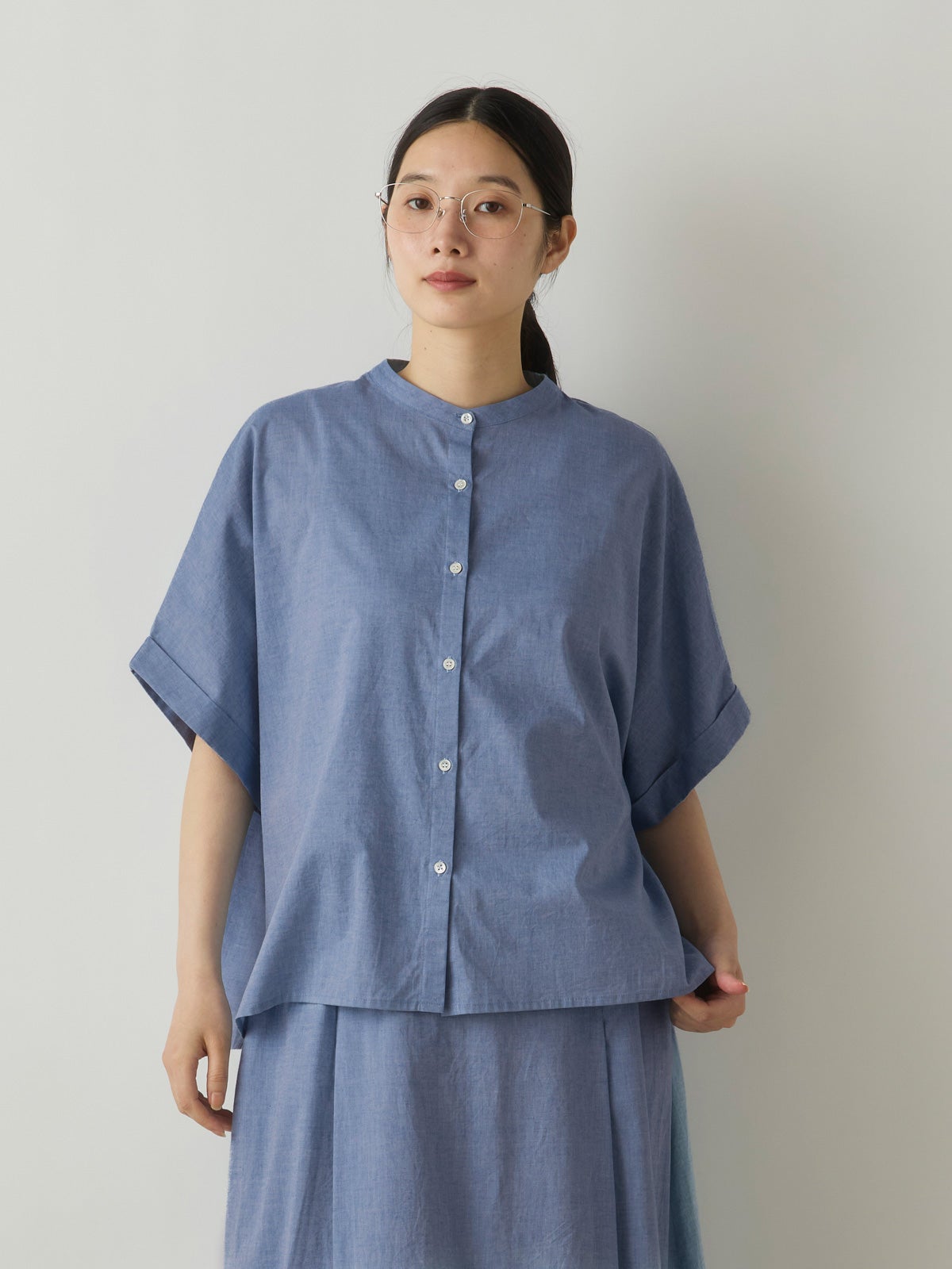 MidiUmi シャンブレーワイドシャツ｜ MARcourt ONLINE STORE