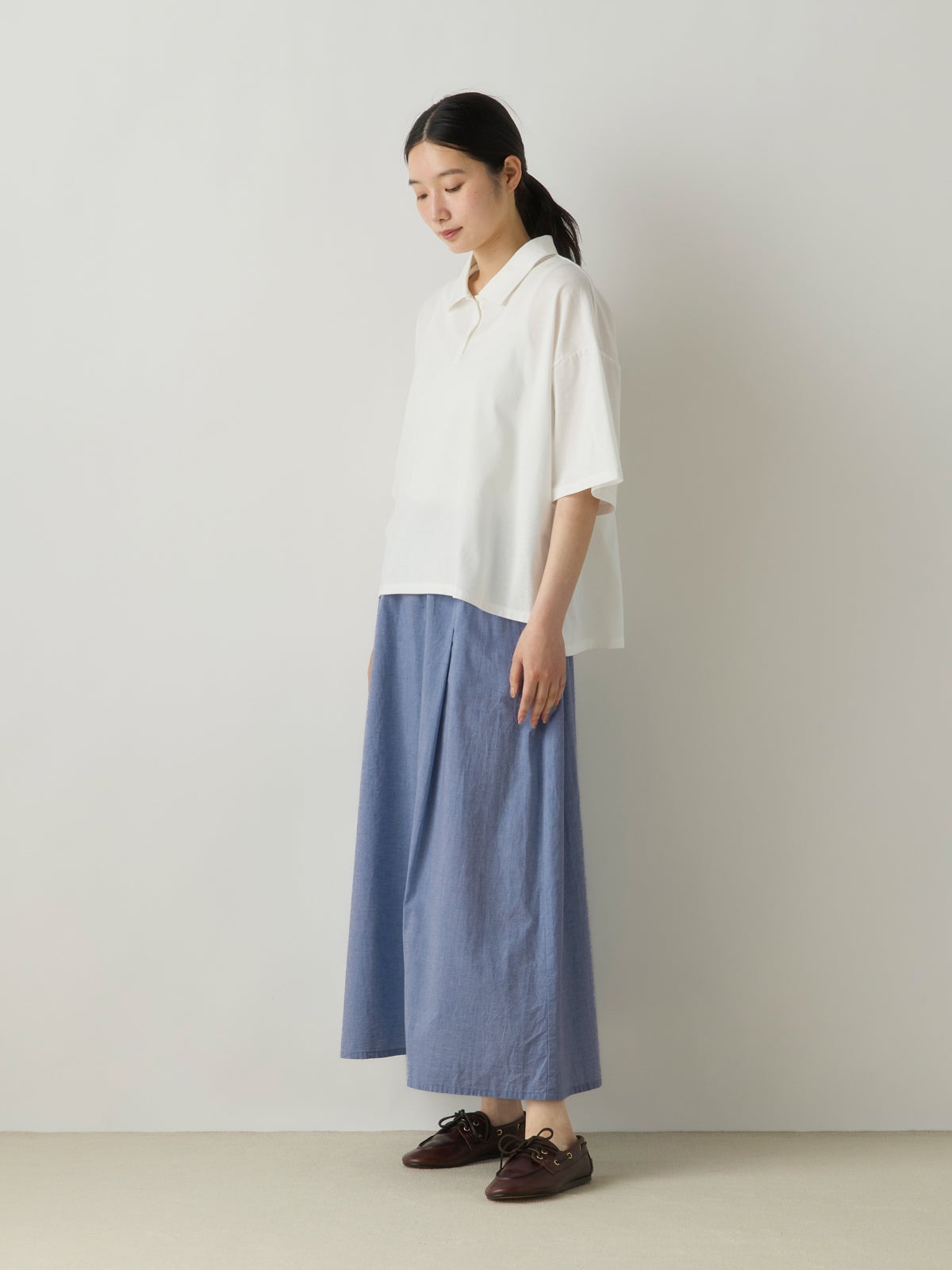 MidiUmi シャンブレータックスカート｜ MARcourt ONLINE STORE
