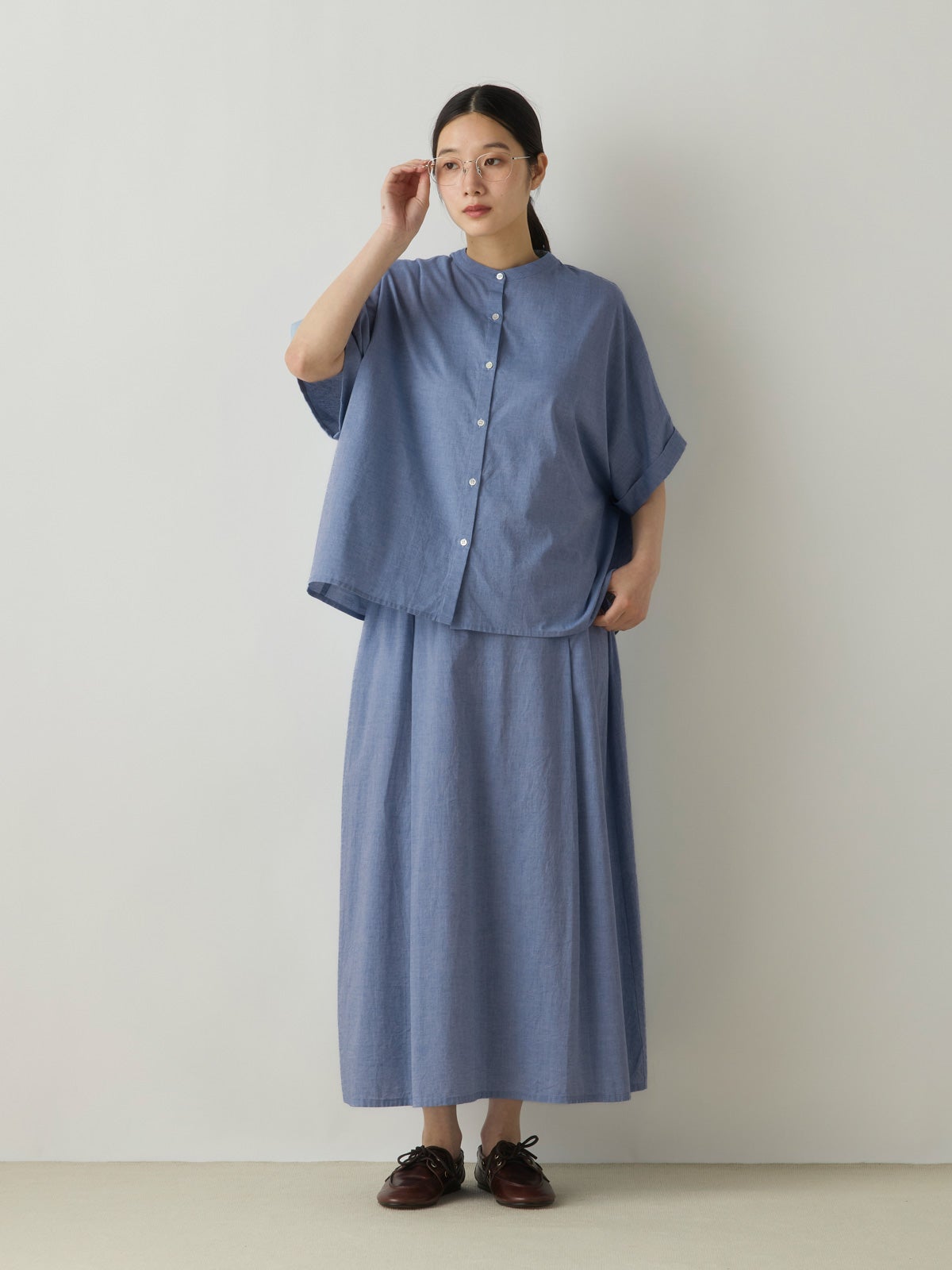 MidiUmi シャンブレータックスカート｜ MARcourt ONLINE STORE