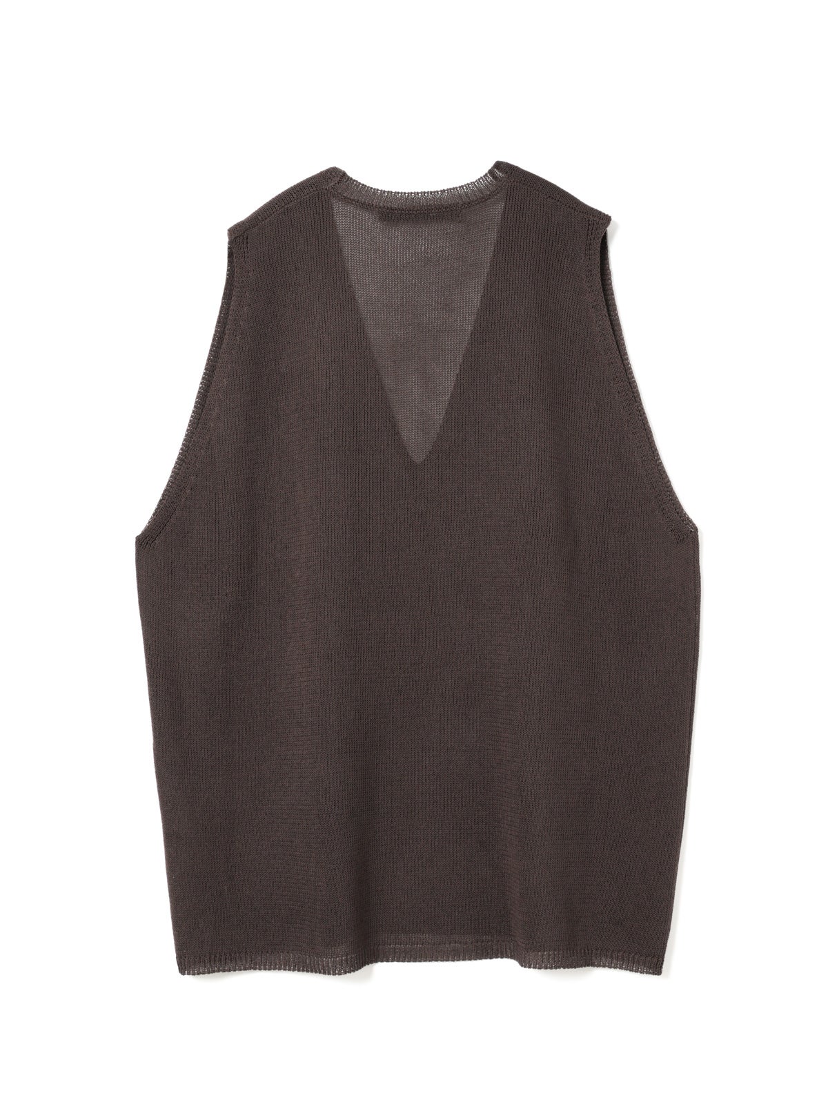 mizuiro ind リネンライクVネックワイドベスト｜ MARcourt ONLINE