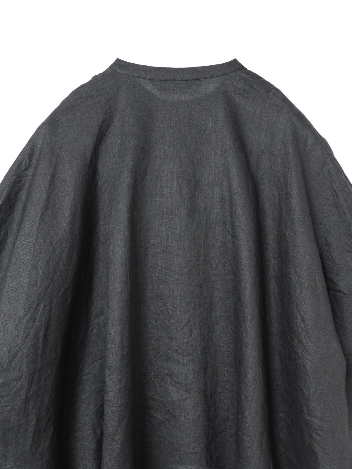 mizuiro ind リネンスタンドカラーコクーンシャツ｜ MARcourt ONLINE
