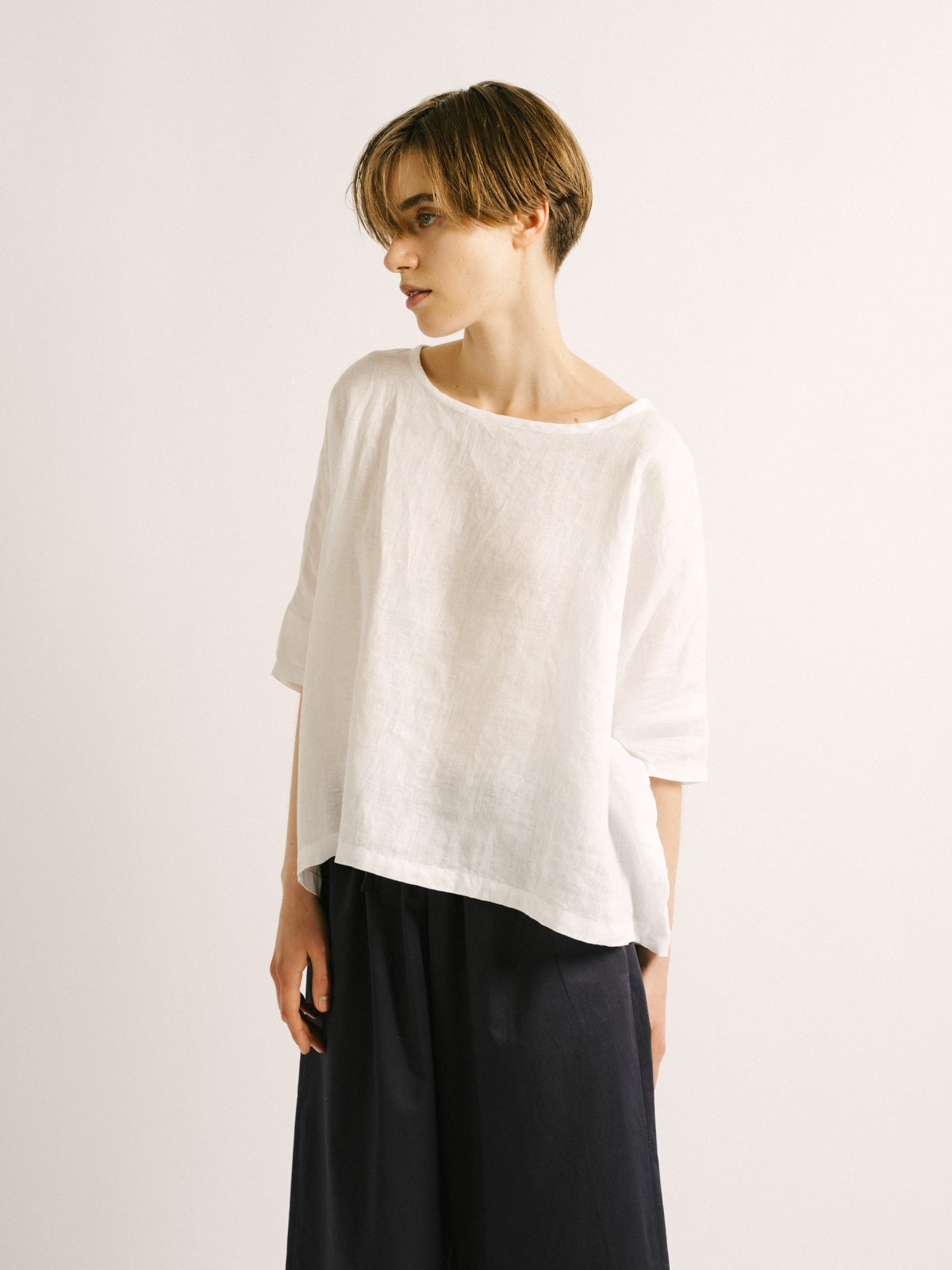 mizuiro ind リネンワイドプルオーバー｜ MARcourt ONLINE STORE