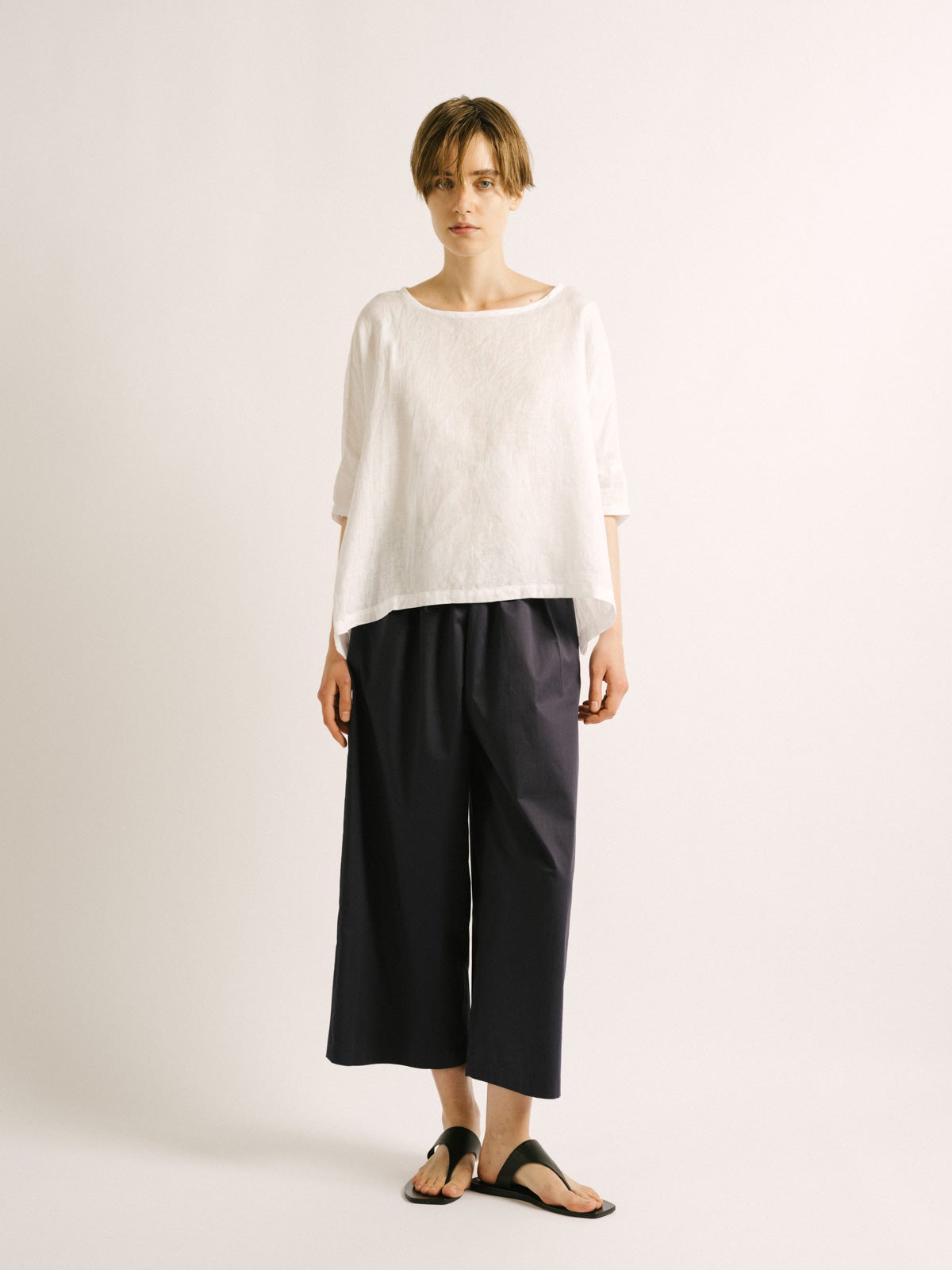 mizuiro ind リネンワイドプルオーバー｜ MARcourt ONLINE STORE