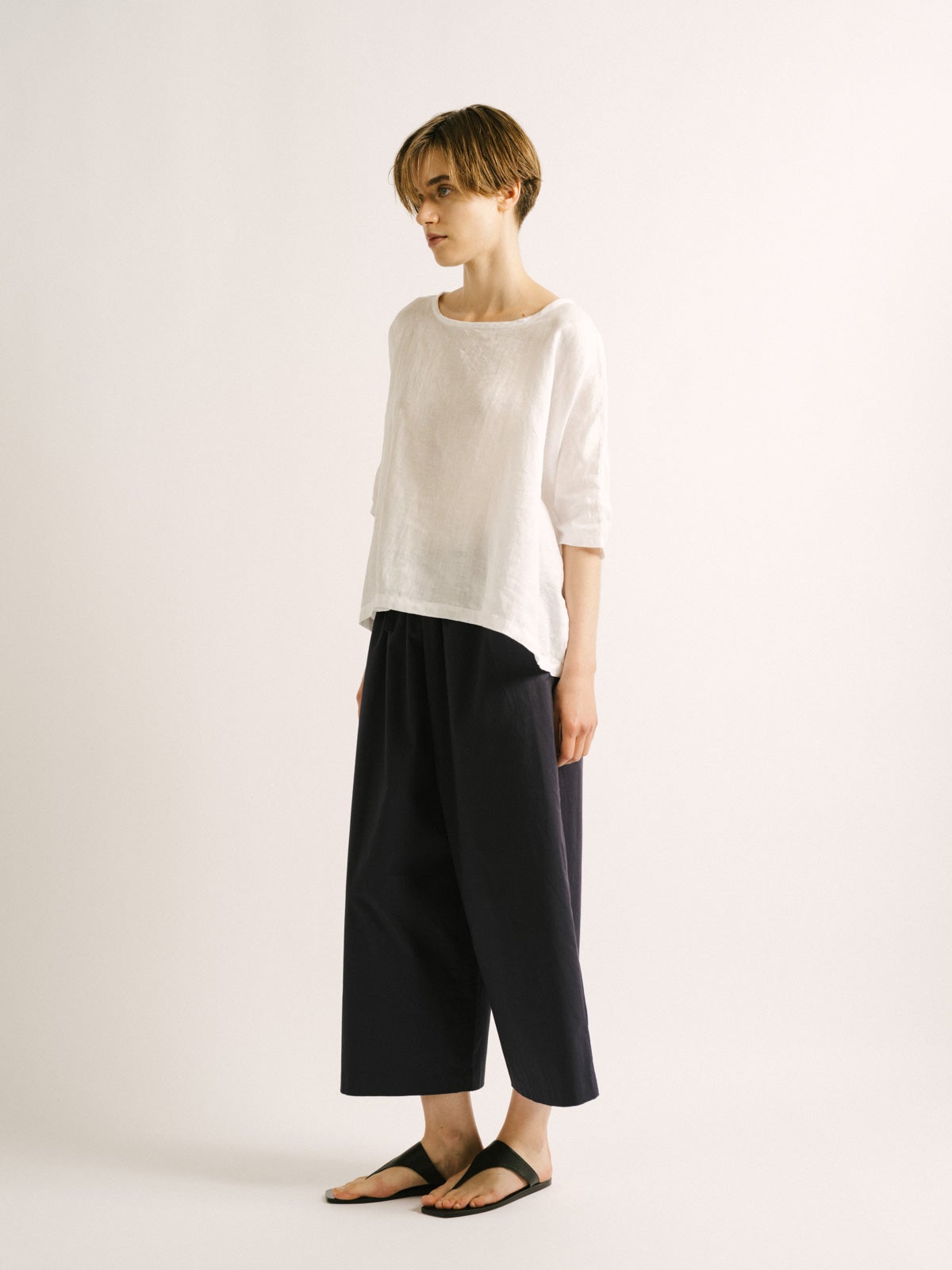 mizuiro ind リネンワイドプルオーバー｜ MARcourt ONLINE STORE