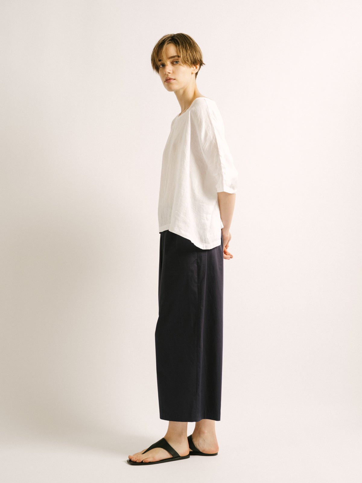 mizuiro ind リネンワイドプルオーバー｜ MARcourt ONLINE STORE