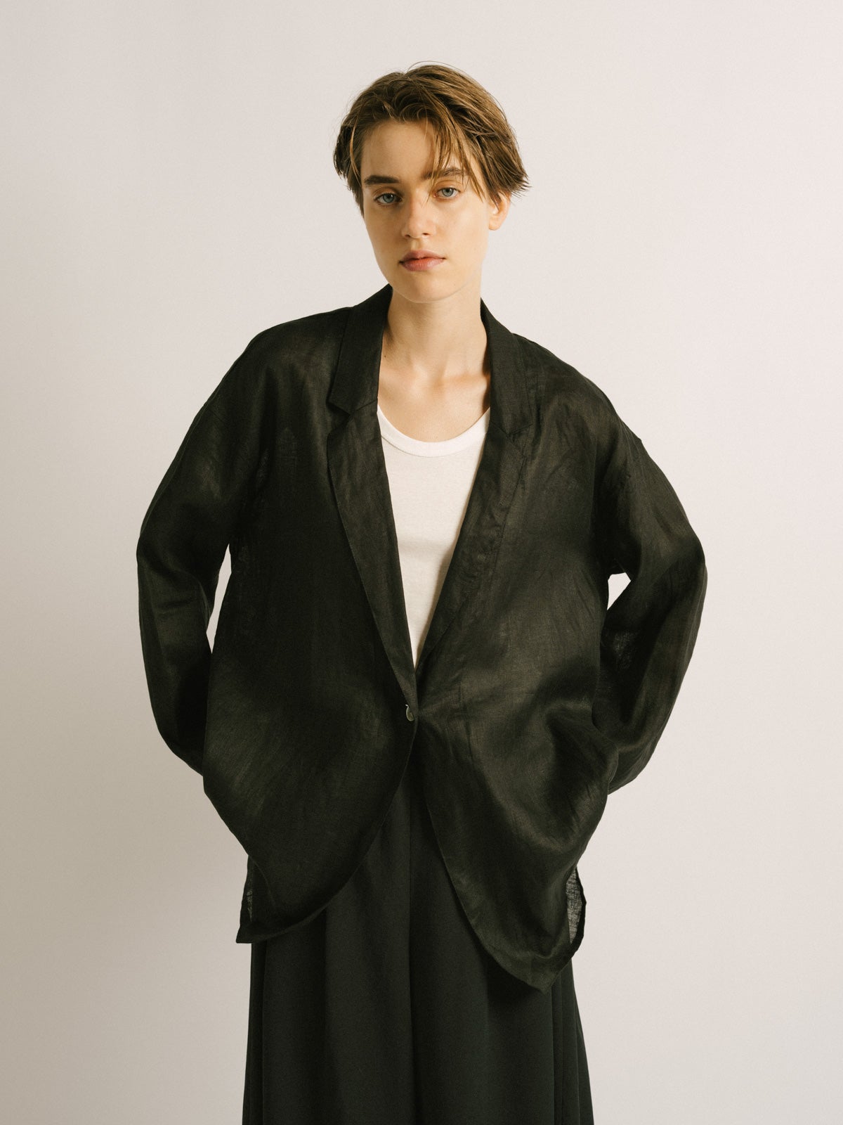 mizuiro ind リネンシャツジャケット｜ MARcourt ONLINE STORE