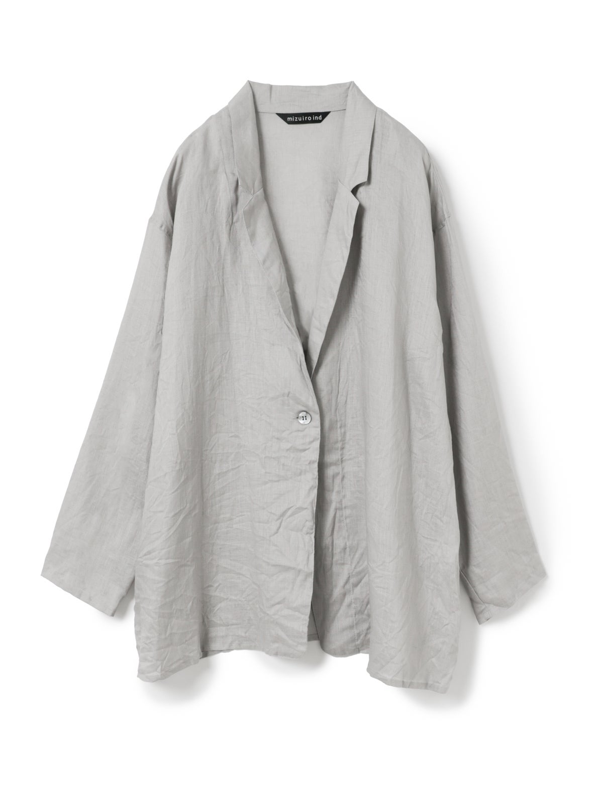 mizuiro ind リネンシャツジャケット｜ MARcourt ONLINE STORE