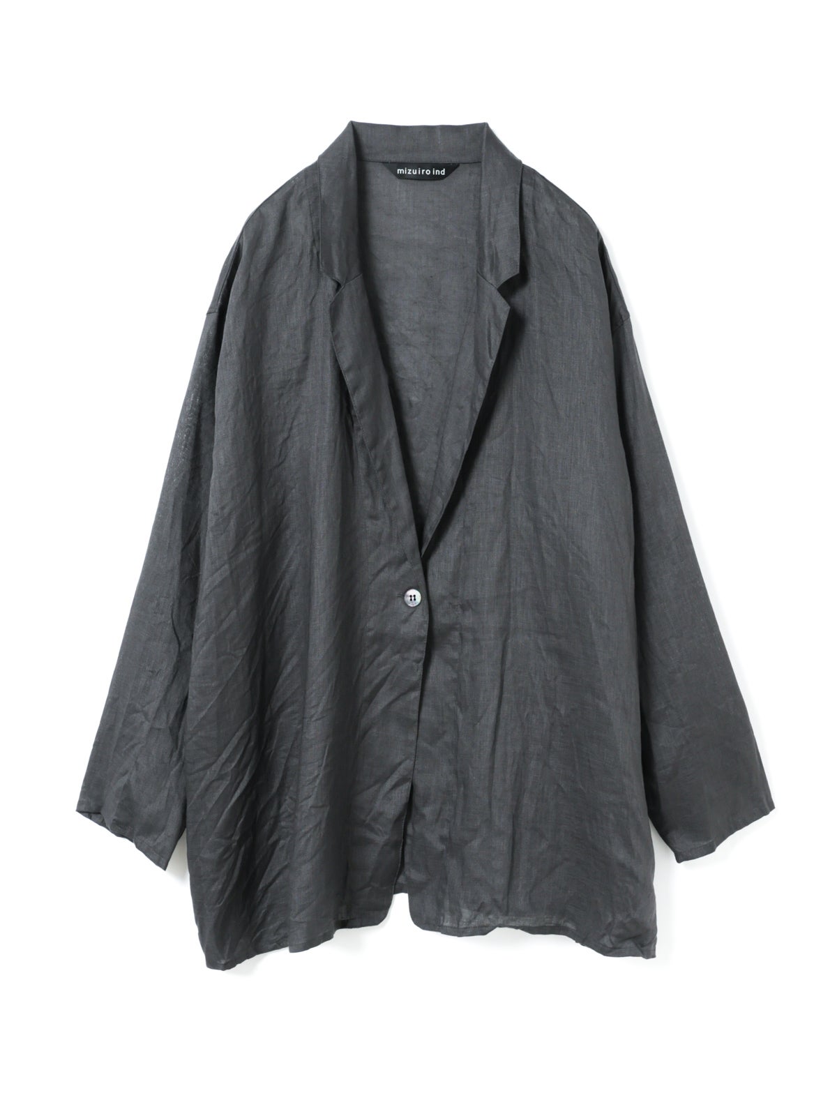 mizuiro ind リネンシャツジャケット｜ MARcourt ONLINE STORE
