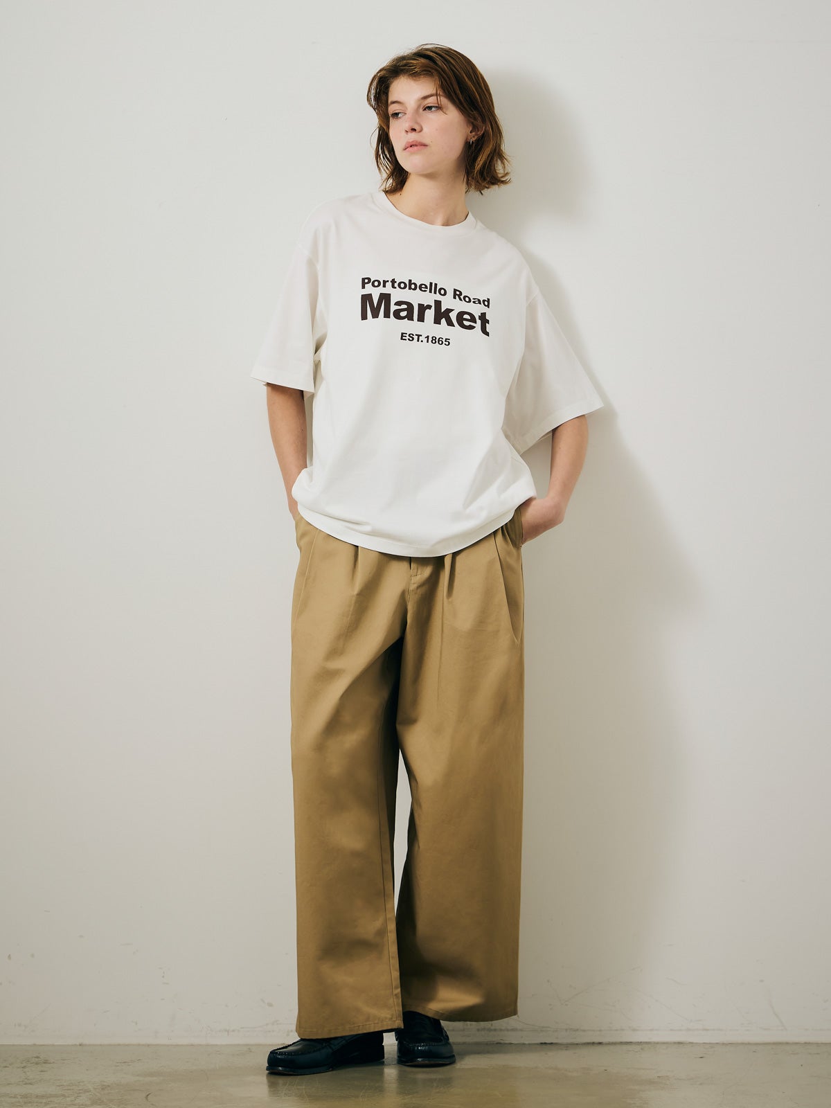 MARMARMAR ホワイト キナリ カーゴパンツ MARcourt ワイド MARMARMAR マーマーマー ｜ MARcourt ONLINE STORE - マーコート
