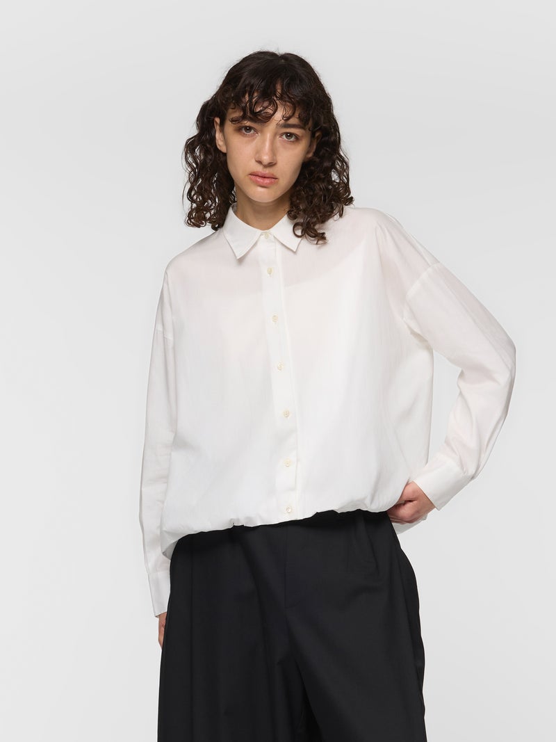 mizuiro ind ロングスリーブバルーンシャツ