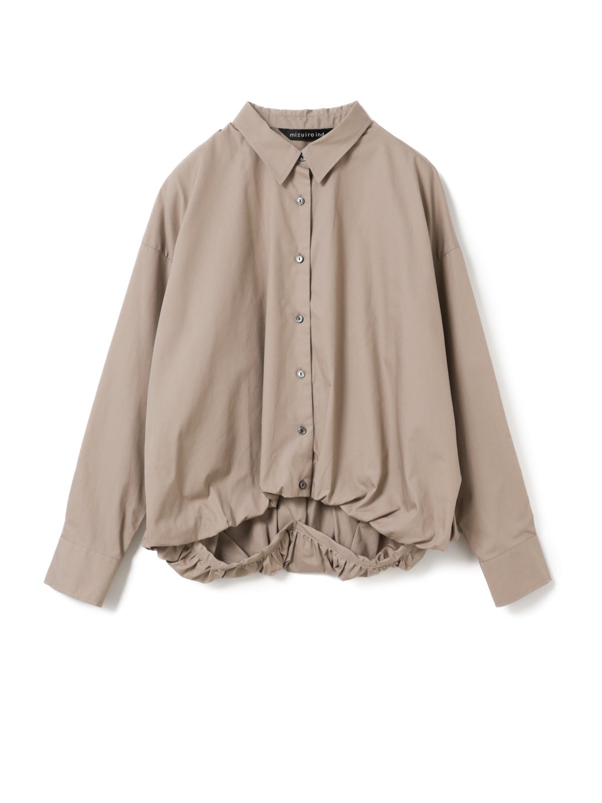 mizuiro ind ロングスリーブバルーンシャツ｜ MARcourt ONLINE STORE