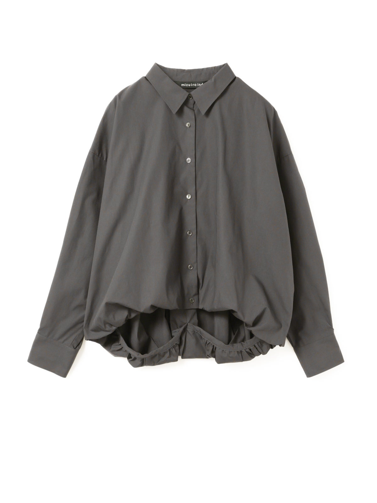 mizuiro ind ロングスリーブバルーンシャツ｜ MARcourt ONLINE STORE