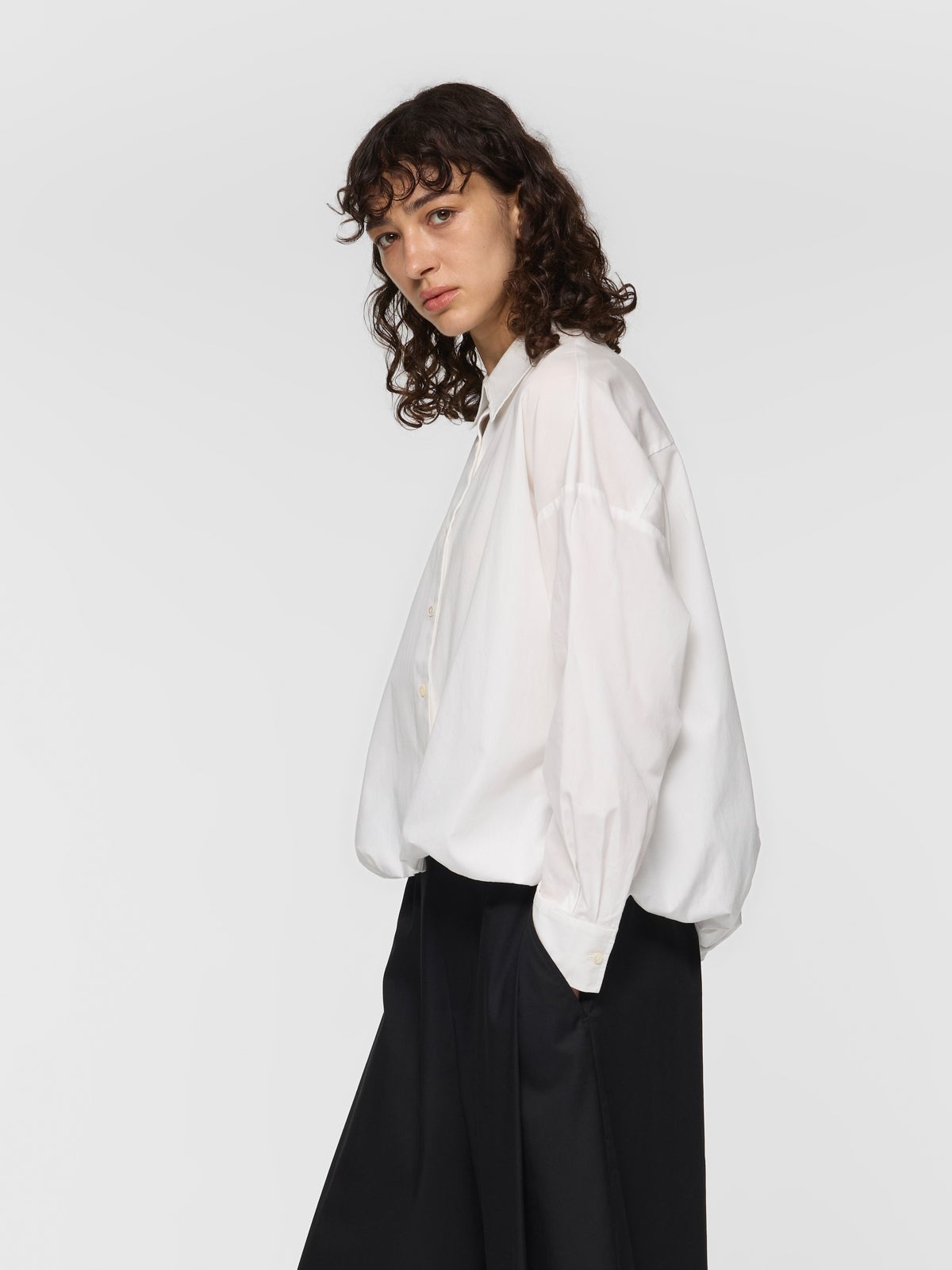 mizuiro ind ロングスリーブバルーンシャツ｜ MARcourt ONLINE STORE