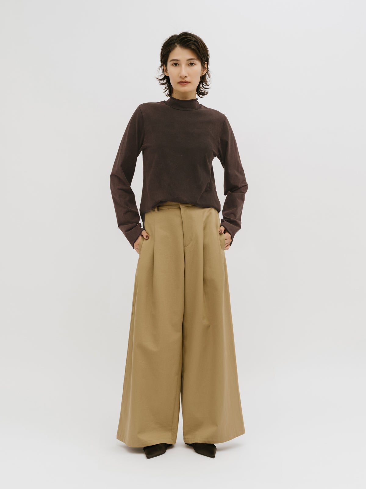 MIDIUMISOLID for Ladies ピグメントハイネックインナー｜ MARcourt