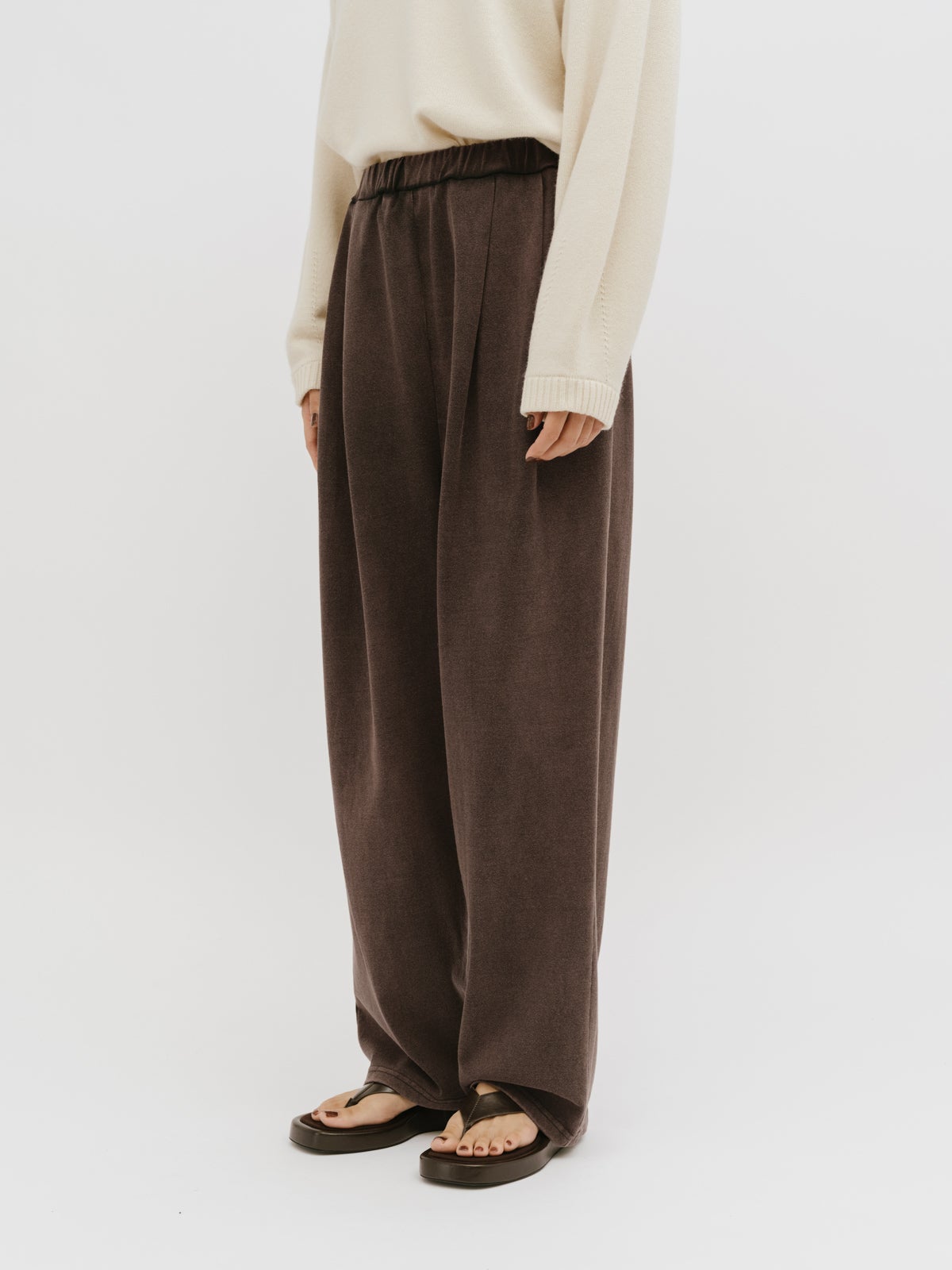 パンツ midiumisoild MIDIUMISOLID for Ladies ピグメントタックカーブパンツ｜ MARcourt