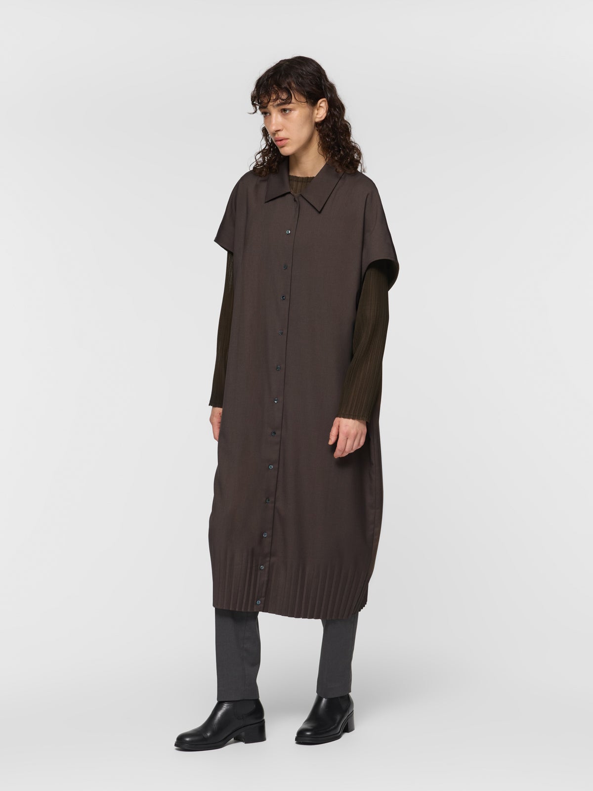 mizuiro ind プリーツヘムワンピース｜ MARcourt ONLINE STORE