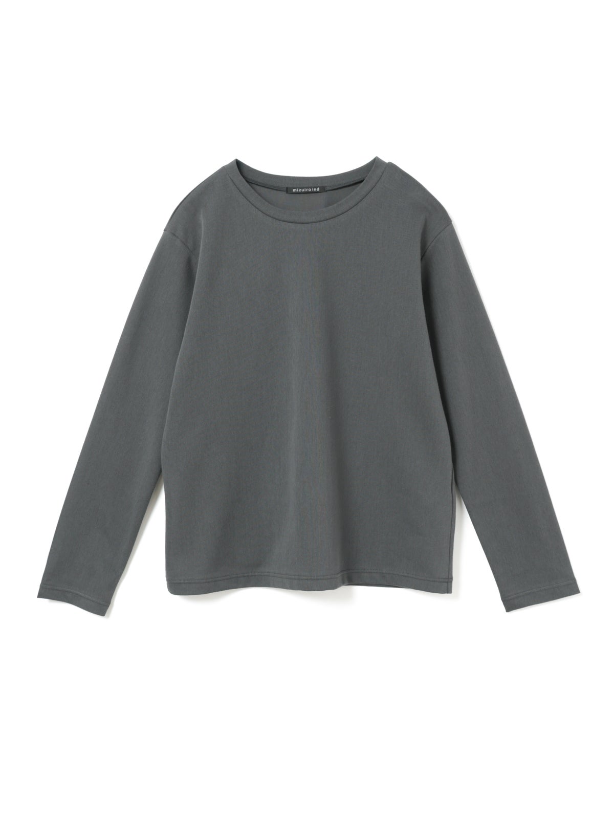 mizuiro ind トリコットロングスリーブクルーネックTシャツ| MARcourt mizuiro ind トリコットロングスリーブクルーネックTシャツ| MARcourt