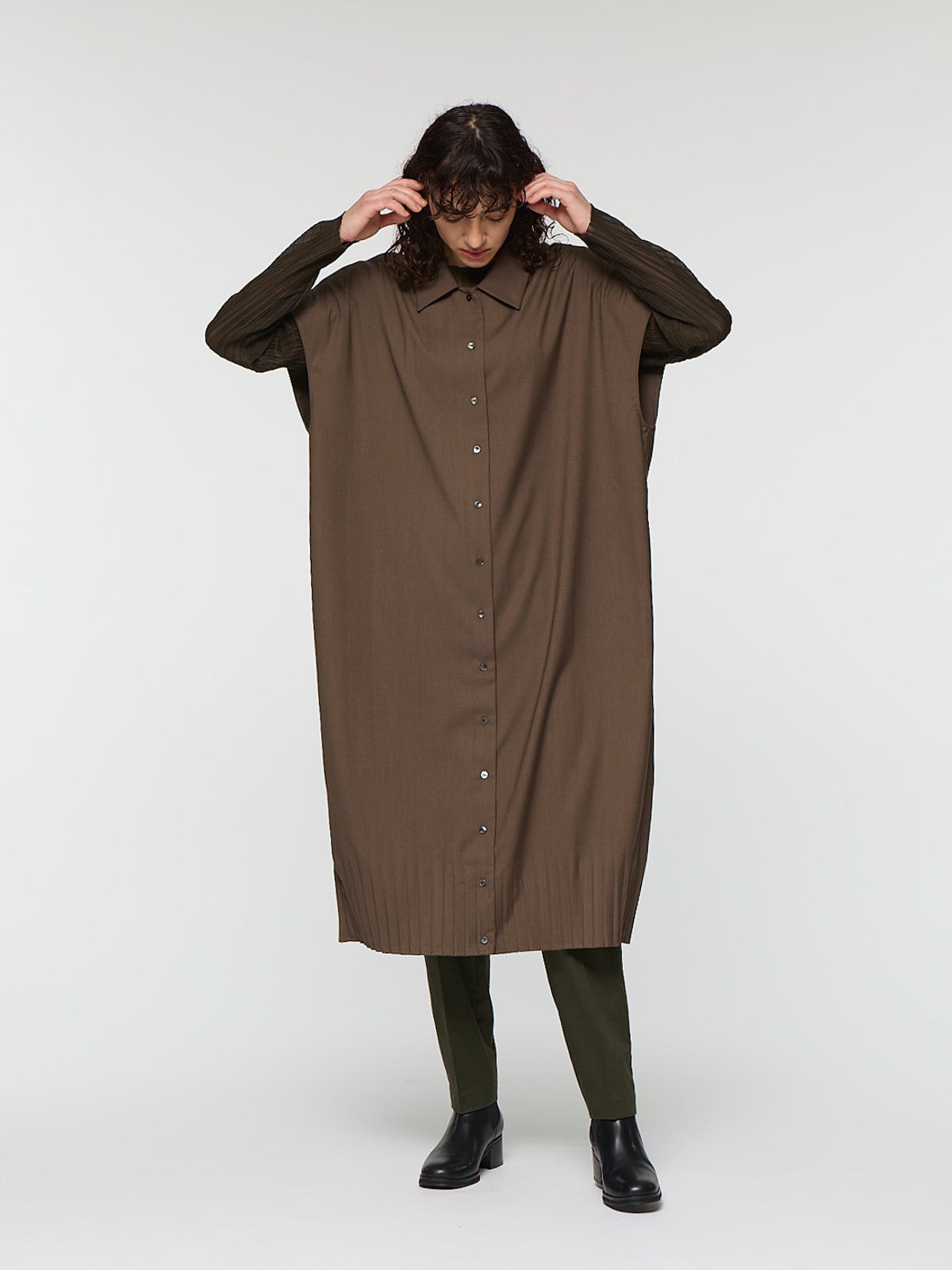 mizuiro ind T/Rセンタープレスパンツ｜ MARcourt ONLINE STORE