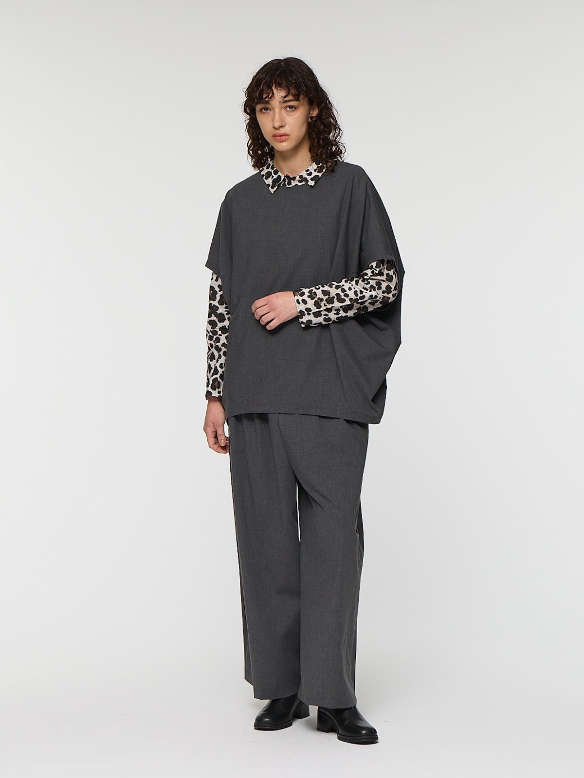 mizuiro ind T/Rコクーンワイドプルオーバー｜ MARcourt ONLINE STORE