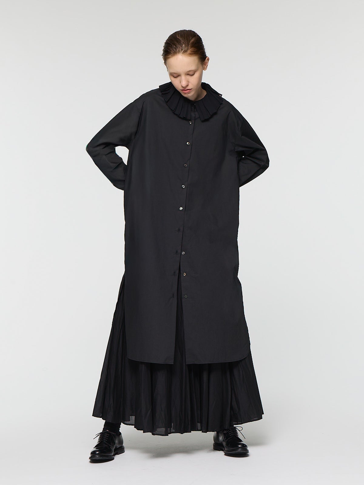 mizuiro ind プリーツカラーワンピース｜ MARcourt ONLINE STORE
