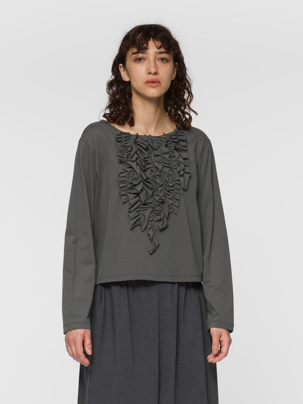 mizuiro ind フリルプルオーバーT｜ MARcourt ONLINE STORE