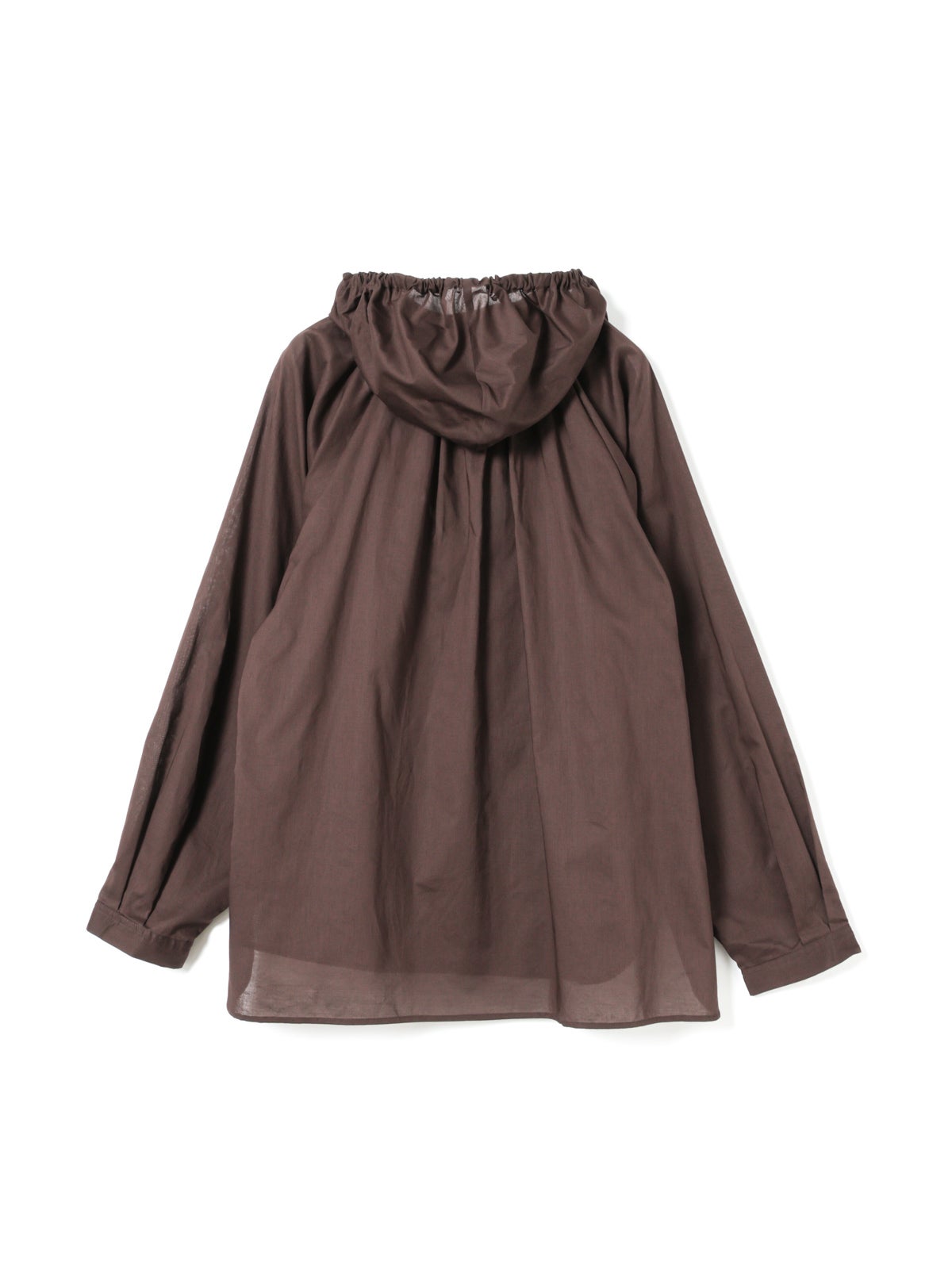 mizuiro ind フードギャザーネックシャツ｜ MARcourt ONLINE STORE