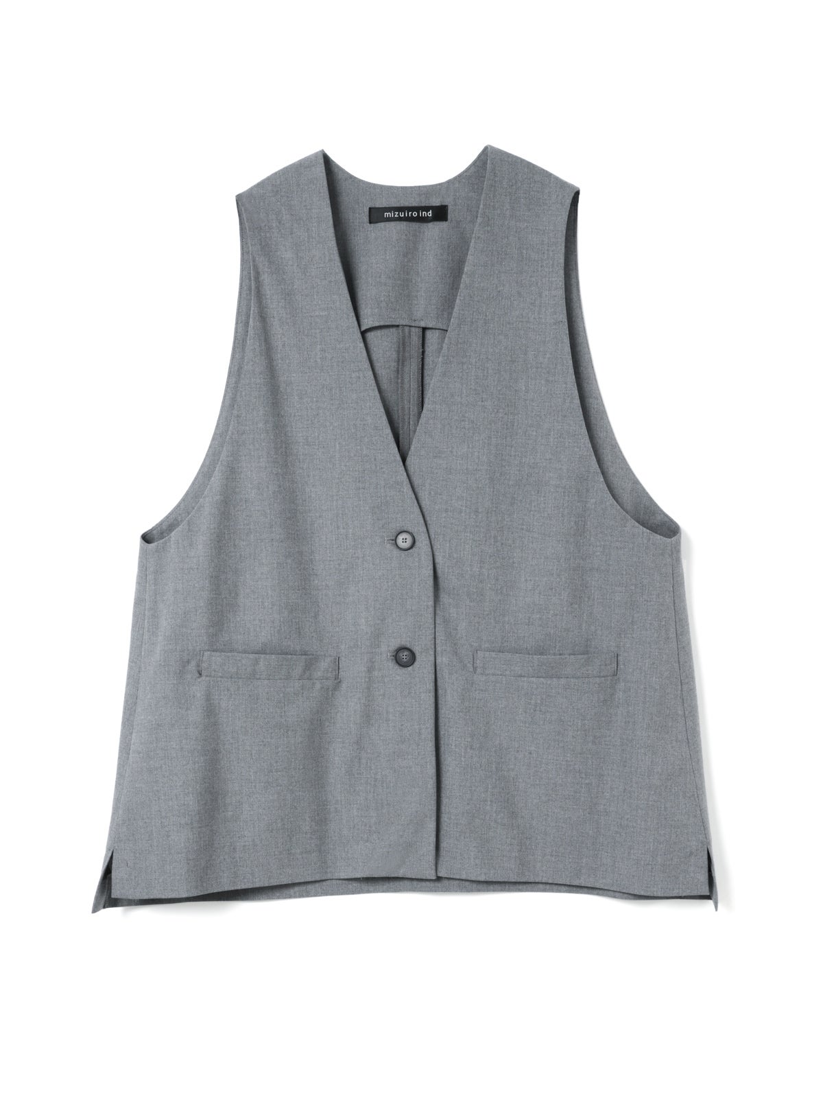 mizuiro ind ディープVネックワイドベスト｜ MARcourt ONLINE STORE