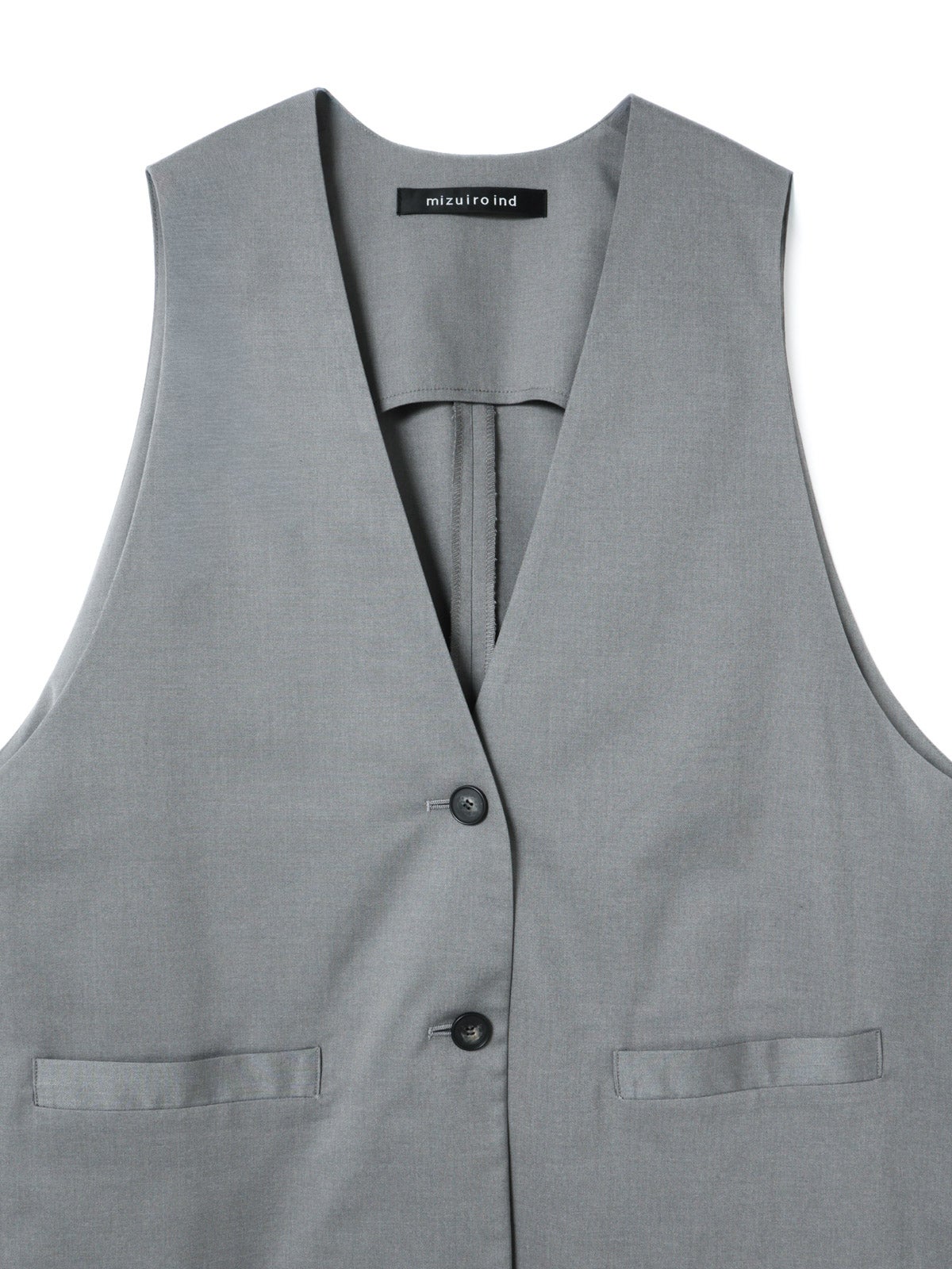 mizuiro ind ディープVネックワイドベスト｜ MARcourt ONLINE STORE